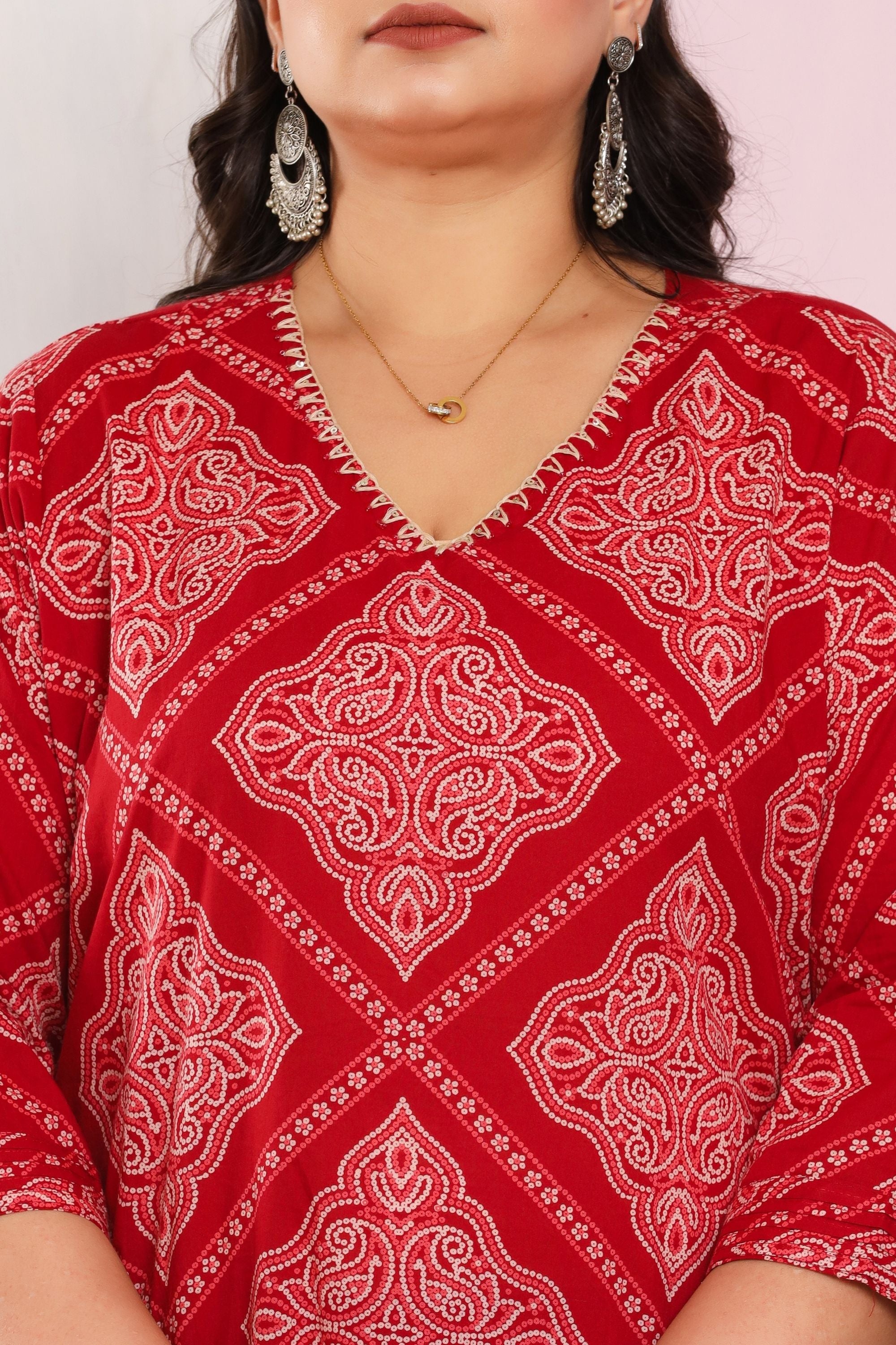 Bandhej Dupatta Pant Set