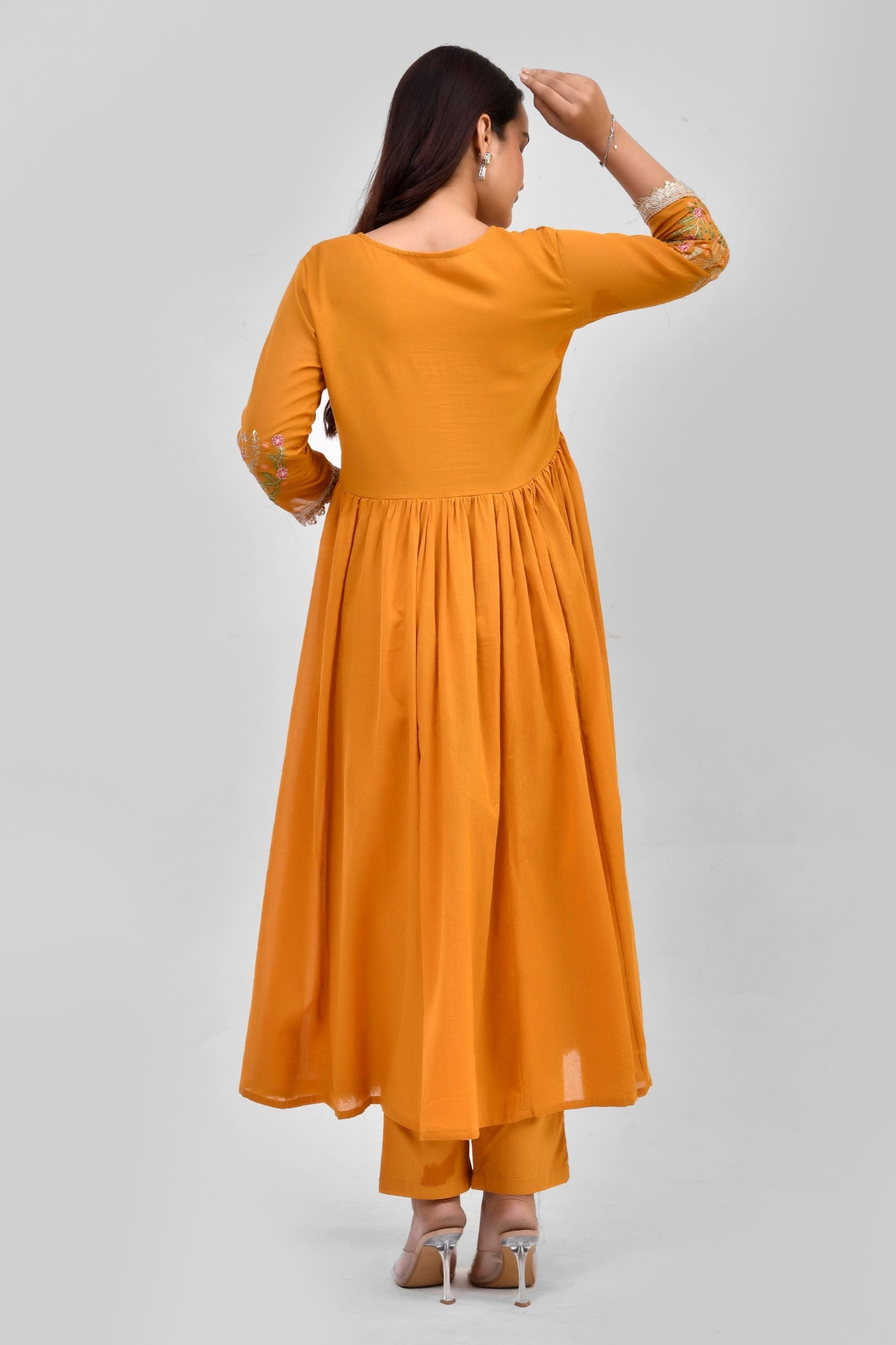 Anarkali with Pant & Dupatta Set