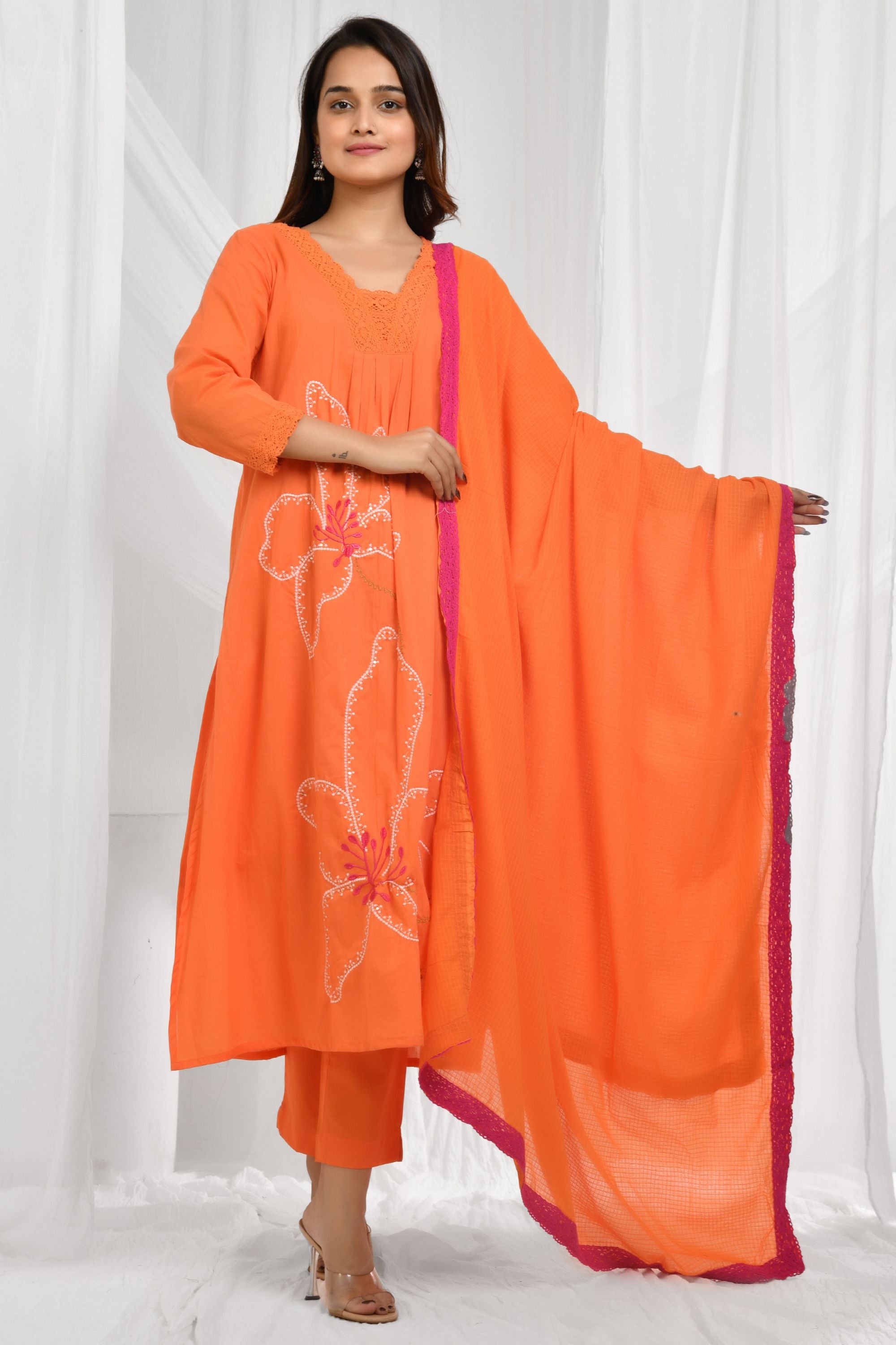 Dupatta Pant Set