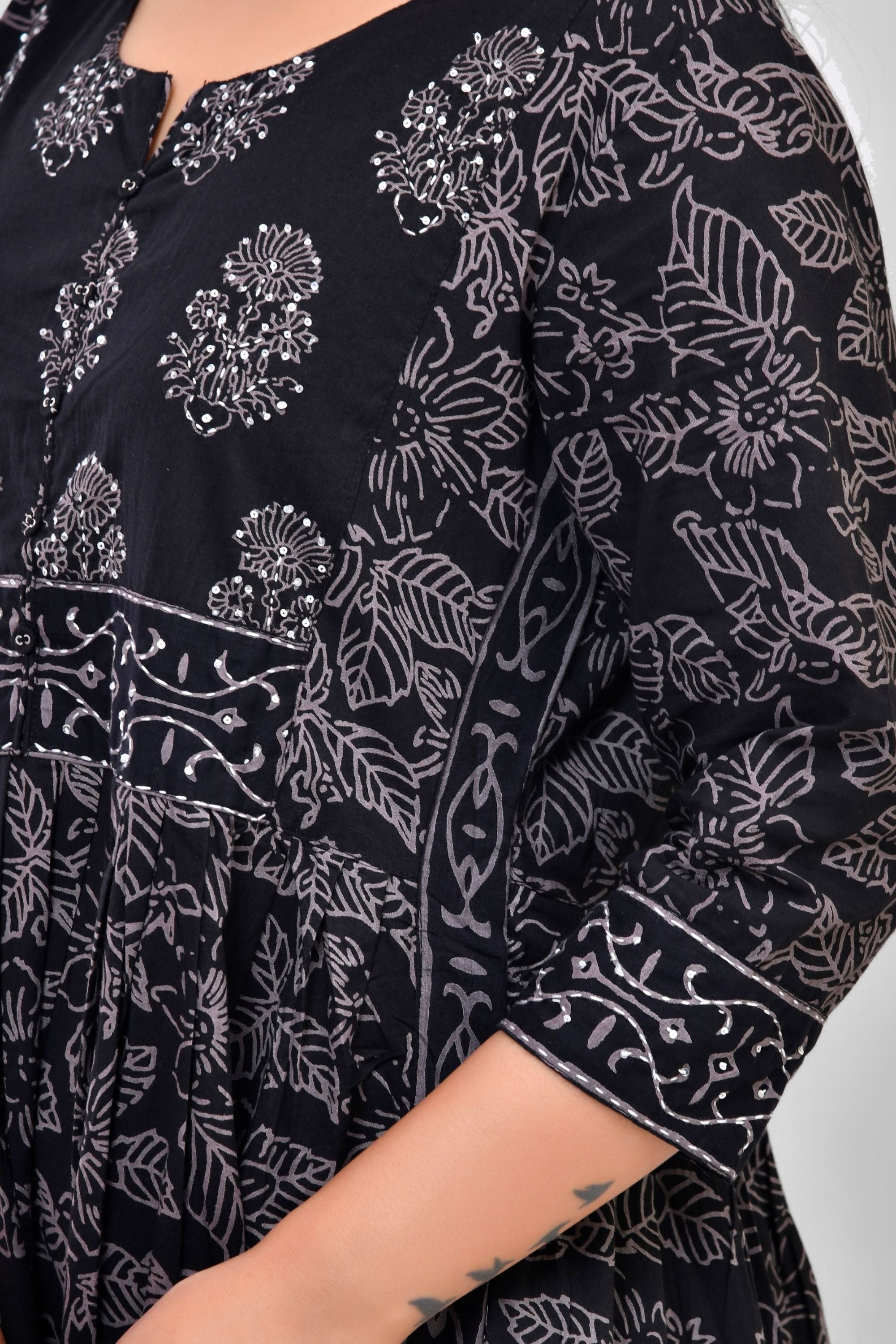 Block Print Dupatta Pant Set