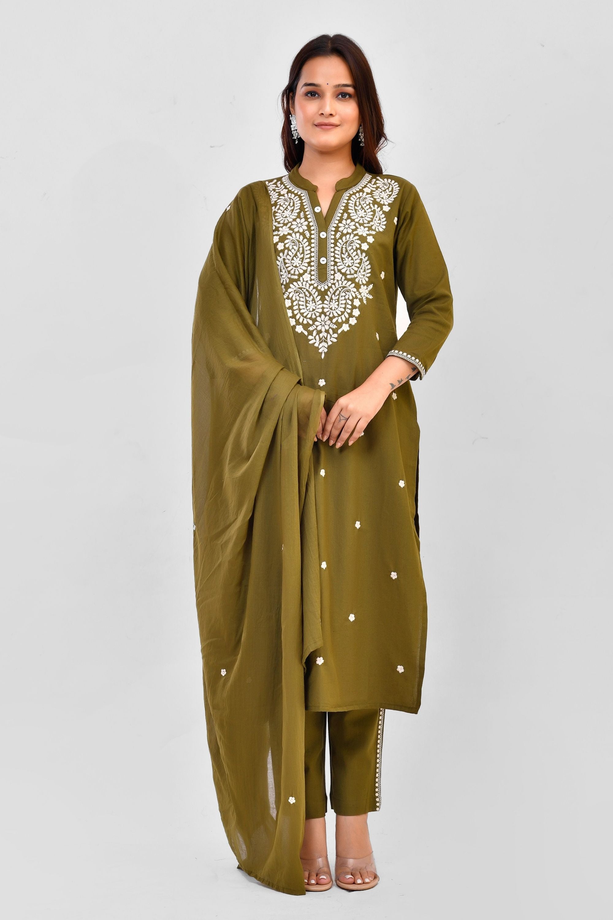 Dupatta Pant Set