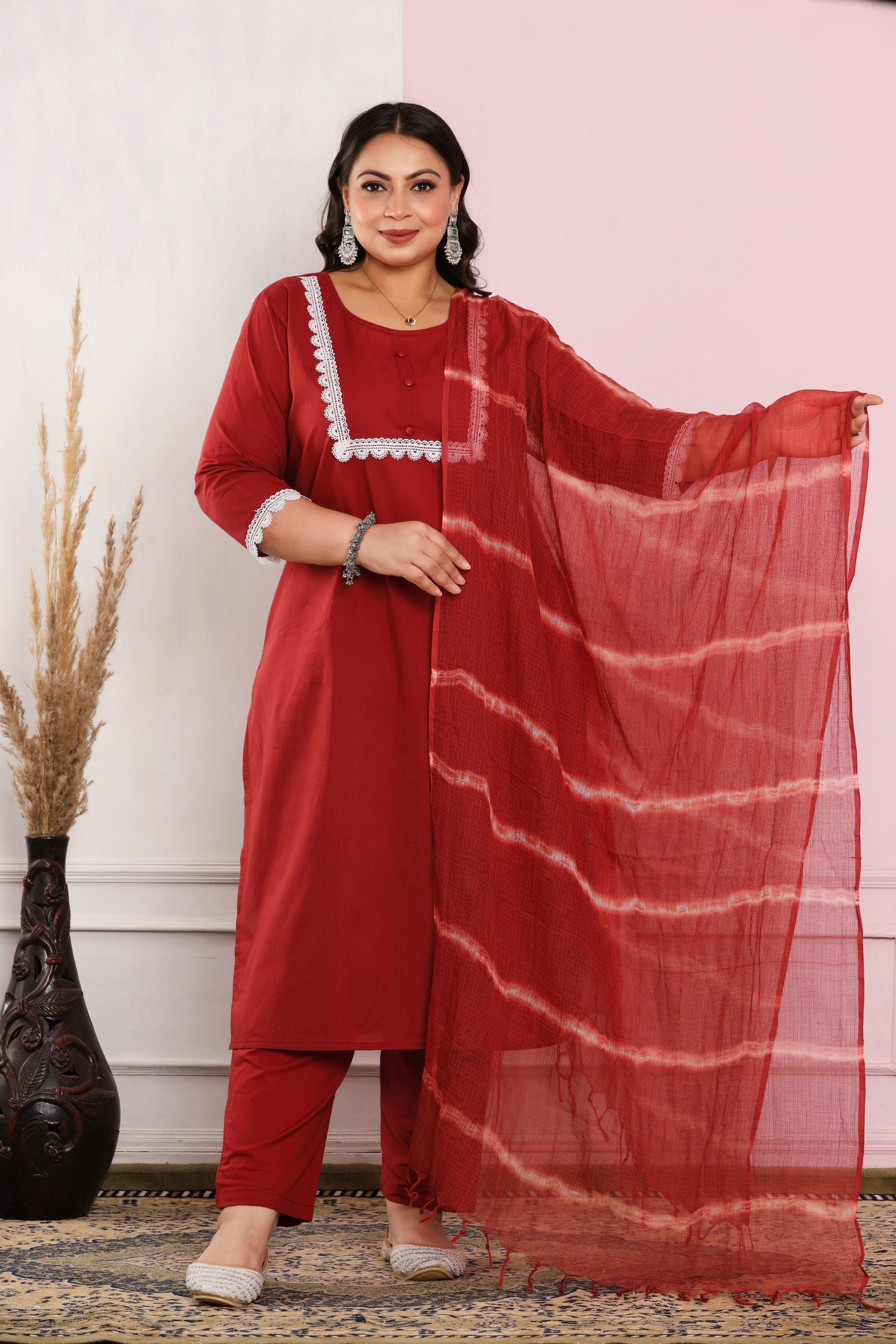 Dupatta Pant Set