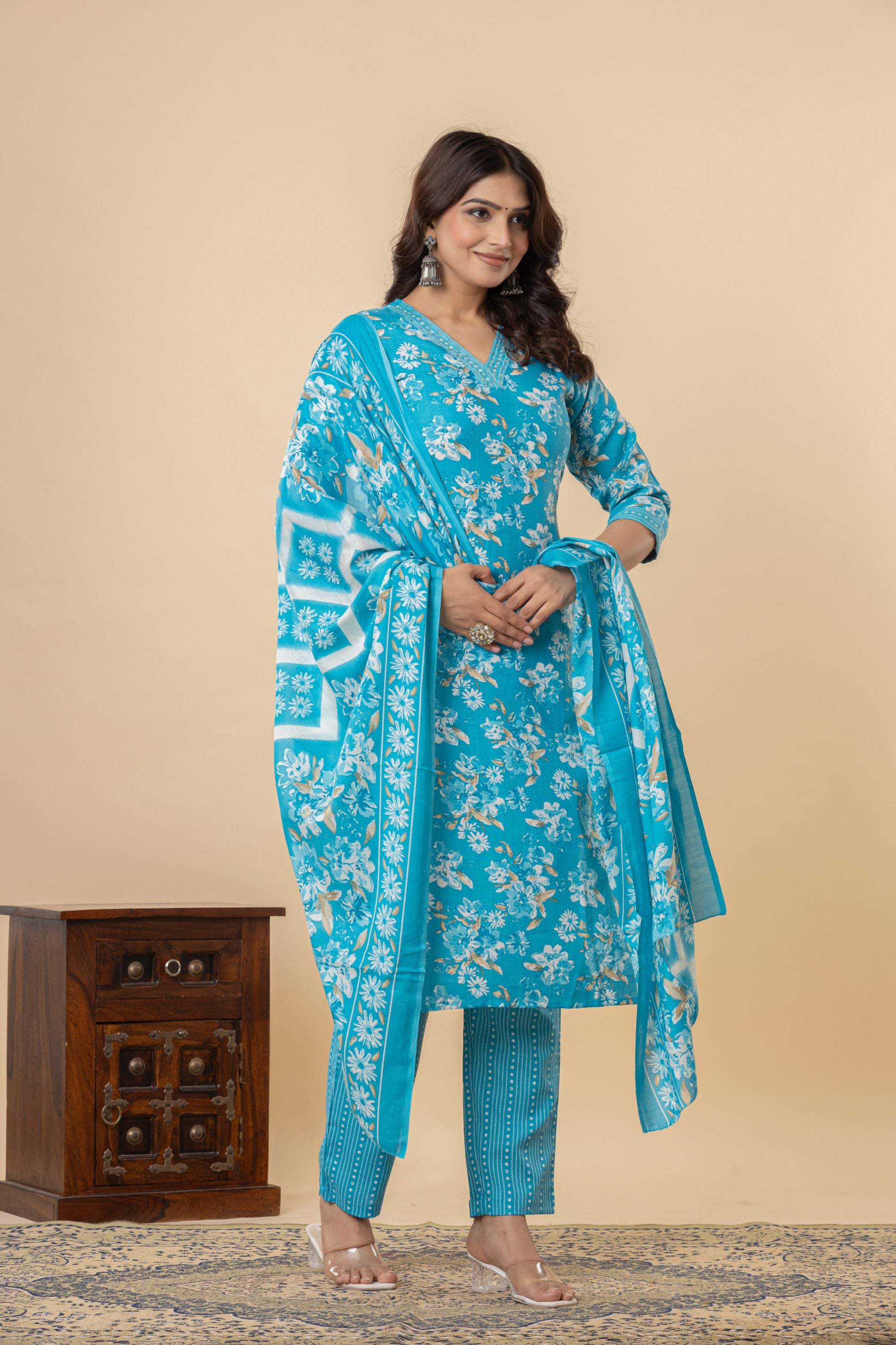Dupatta Pant Set