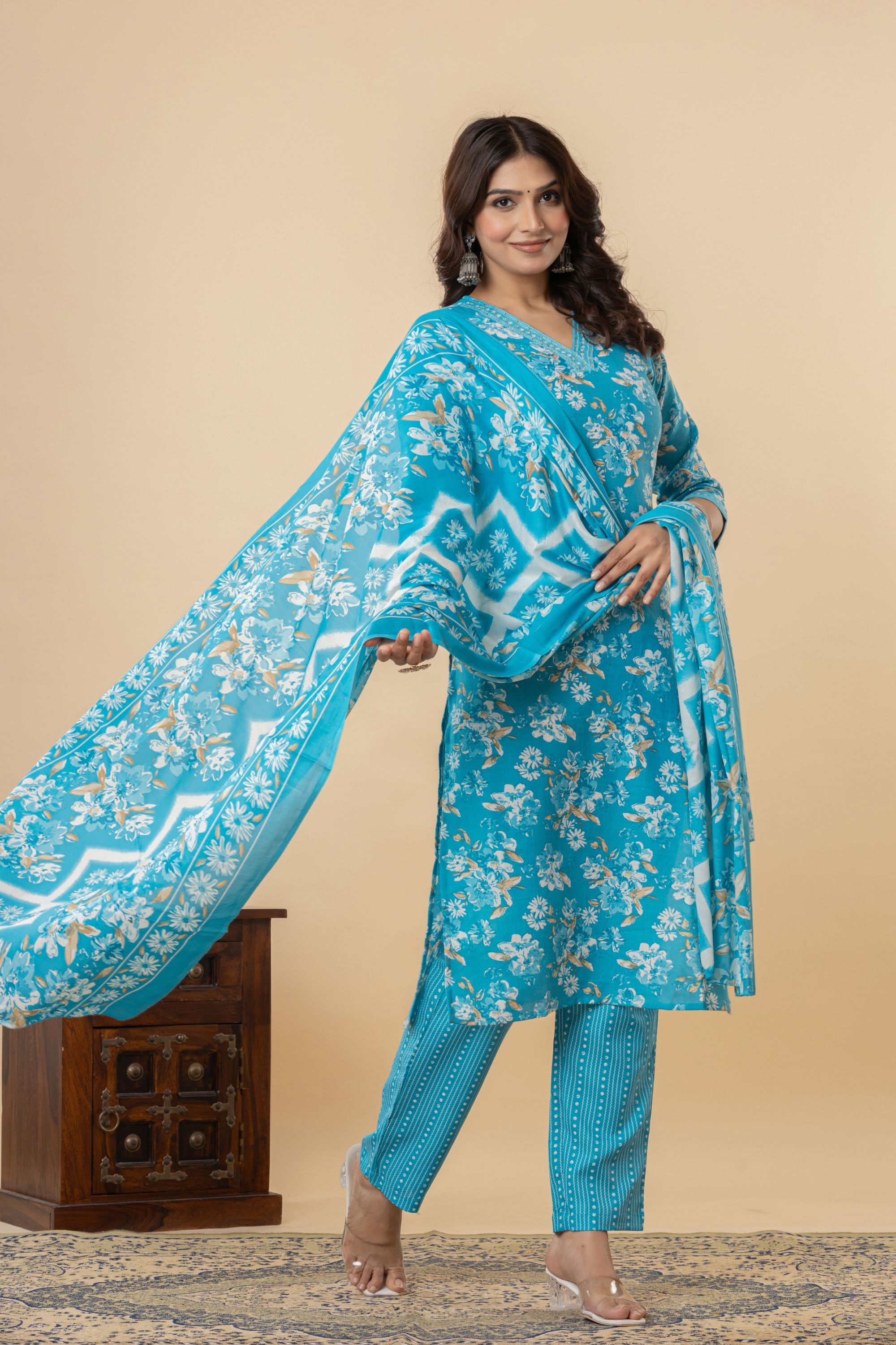Dupatta Pant Set