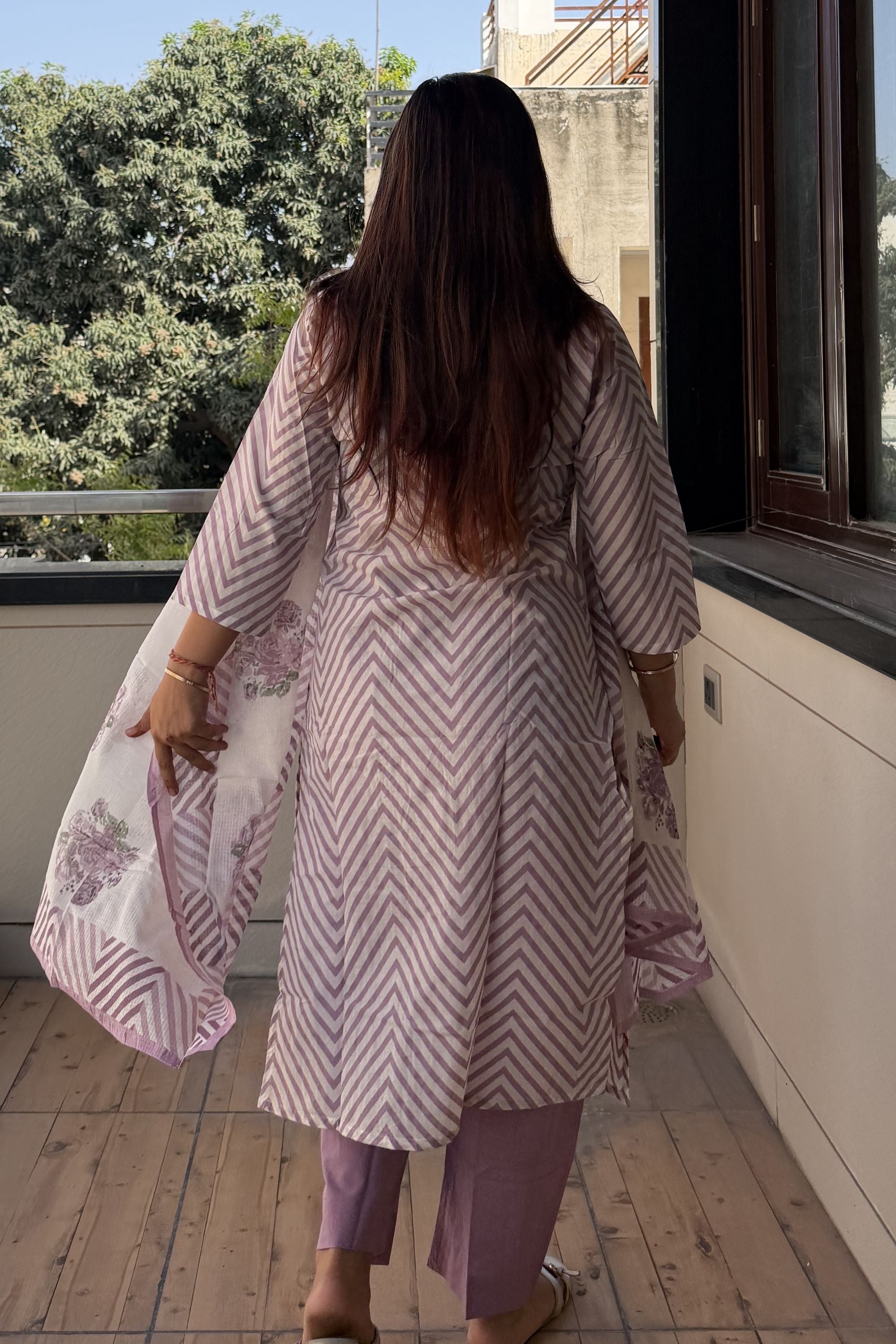 Dupatta Pant Set