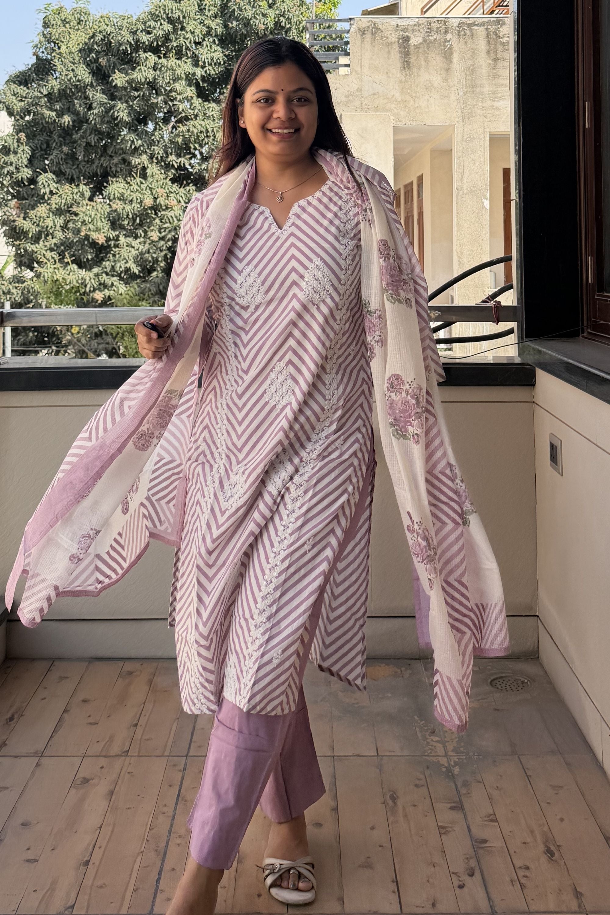 Dupatta Pant Set