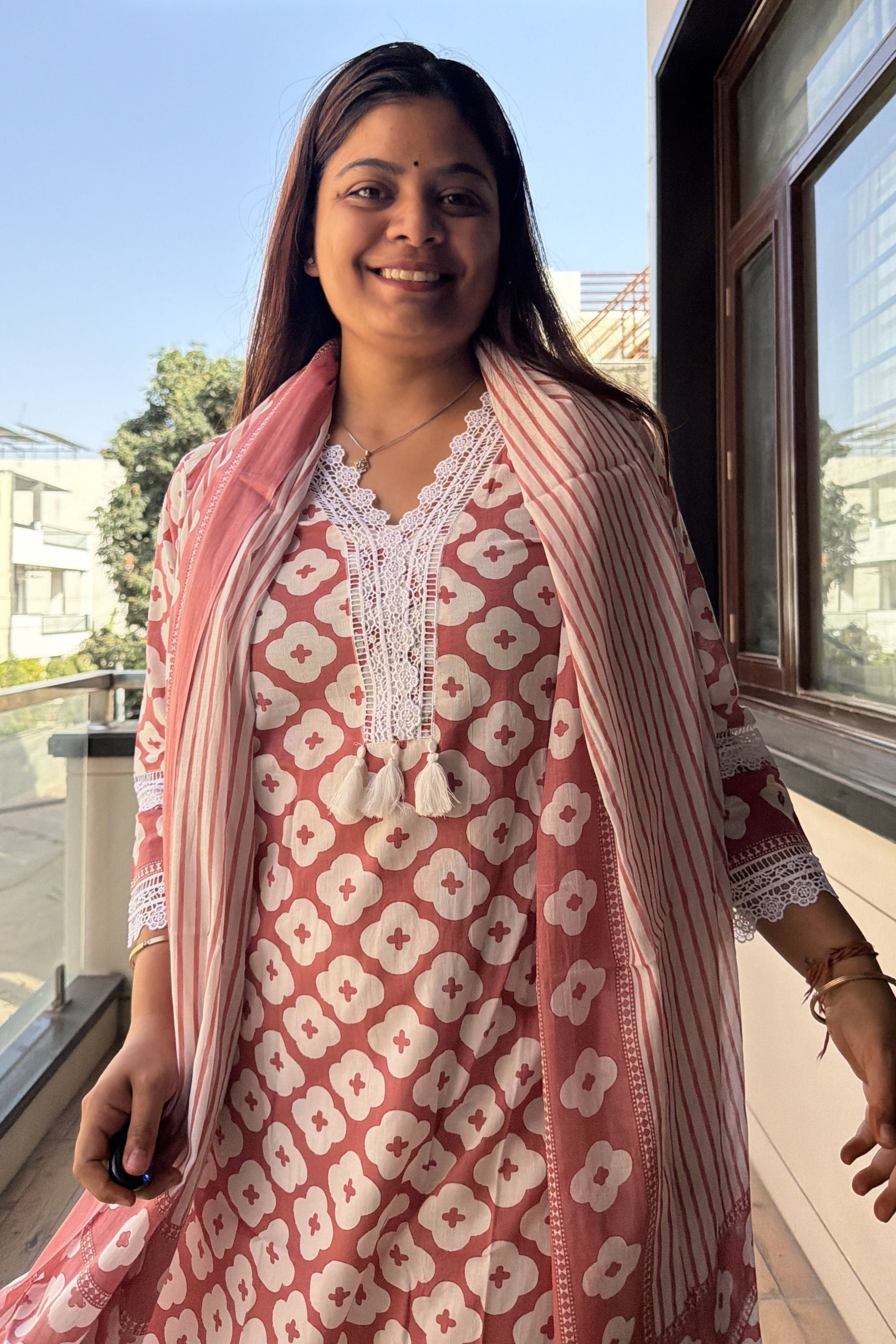 Dupatta Pant Set