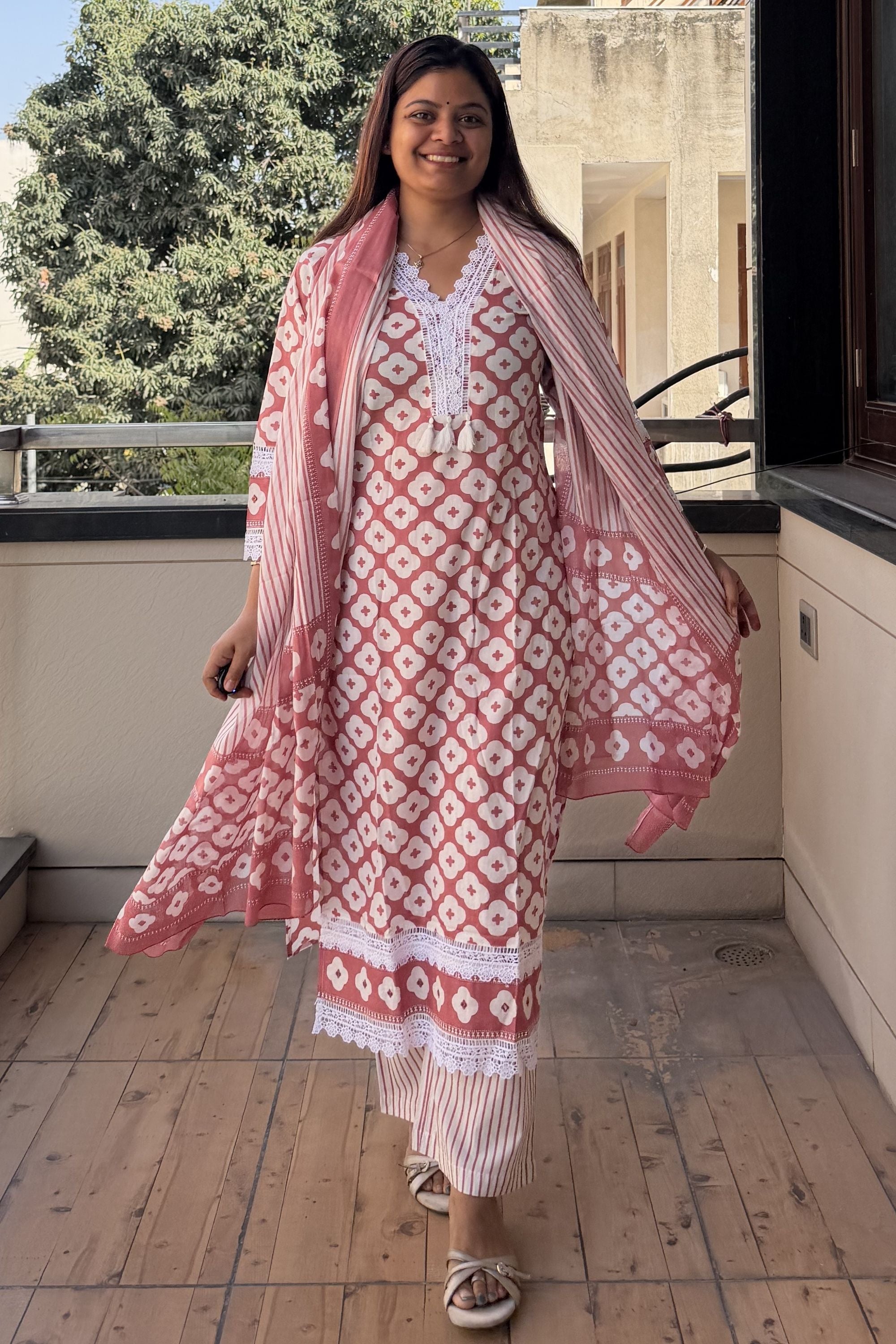 Dupatta Pant Set