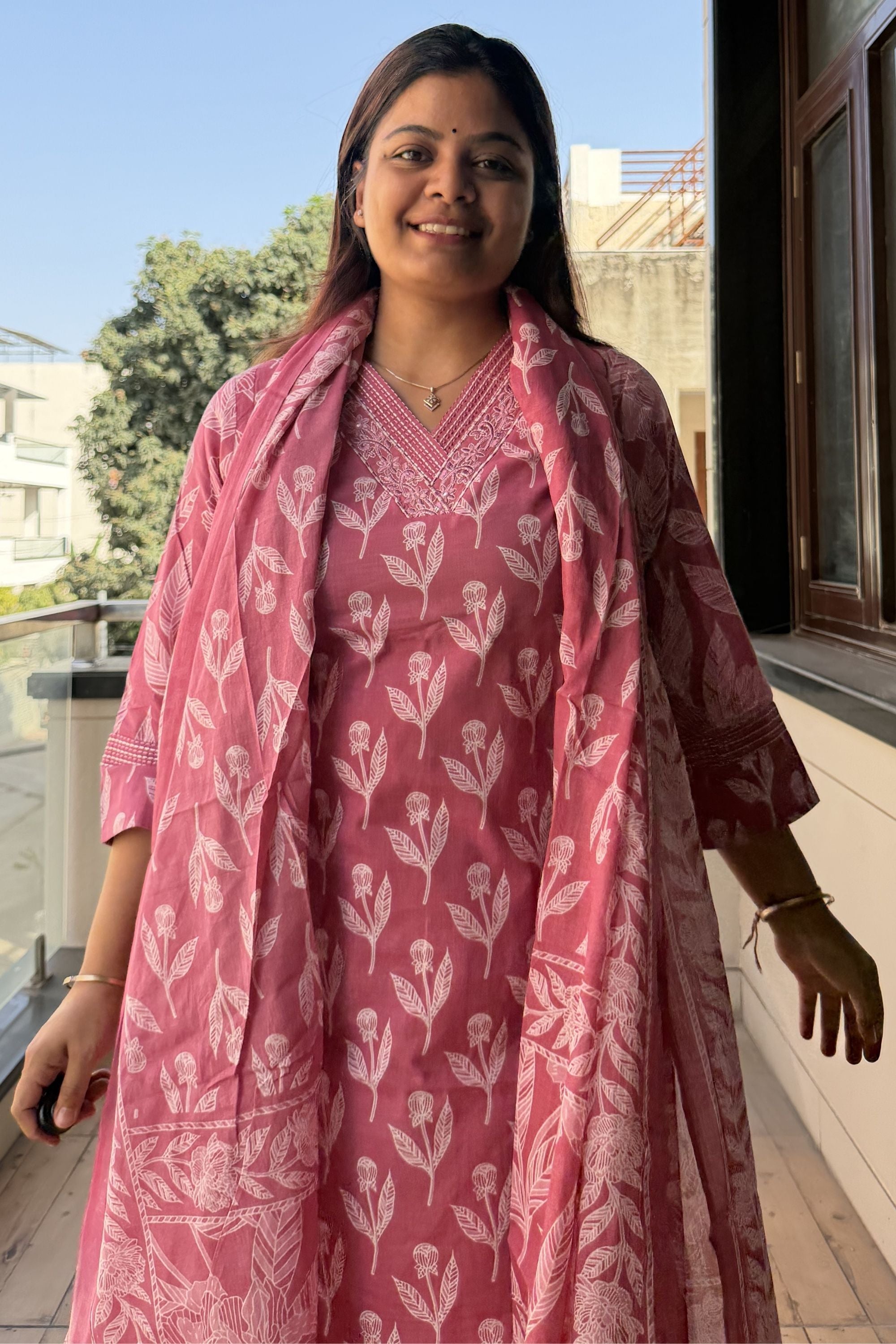 Dupatta Pant Set
