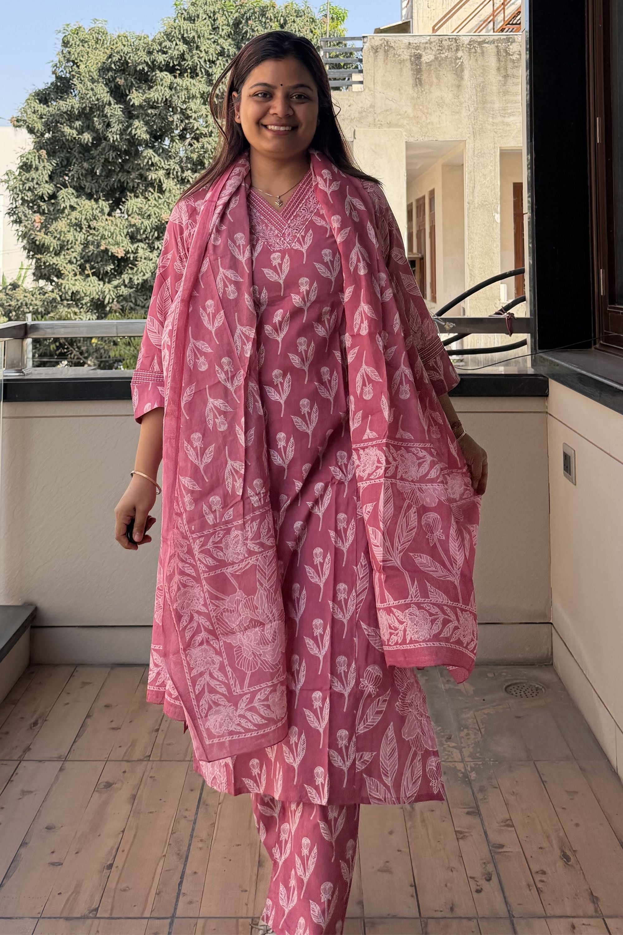 Dupatta Pant Set