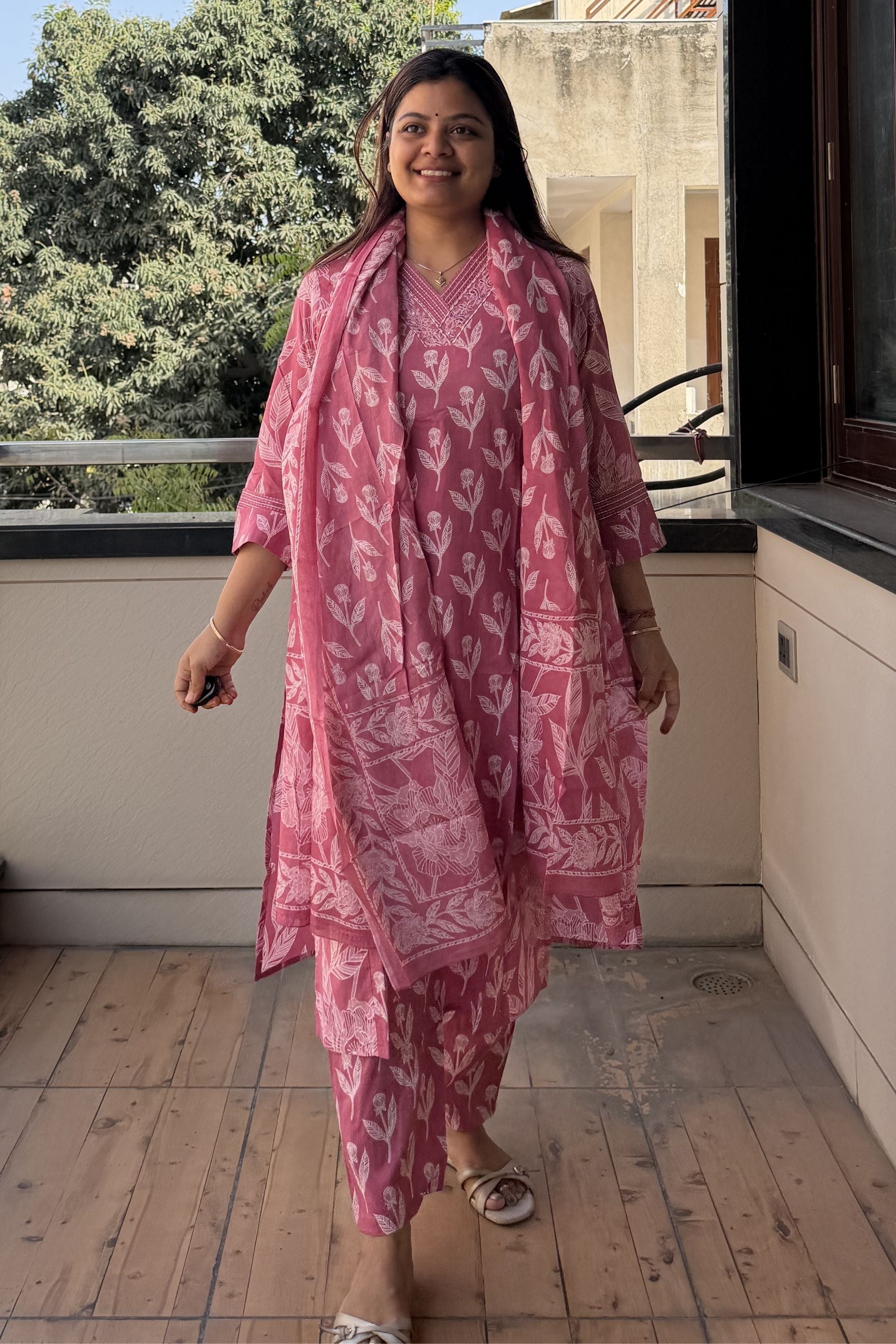 Dupatta Pant Set