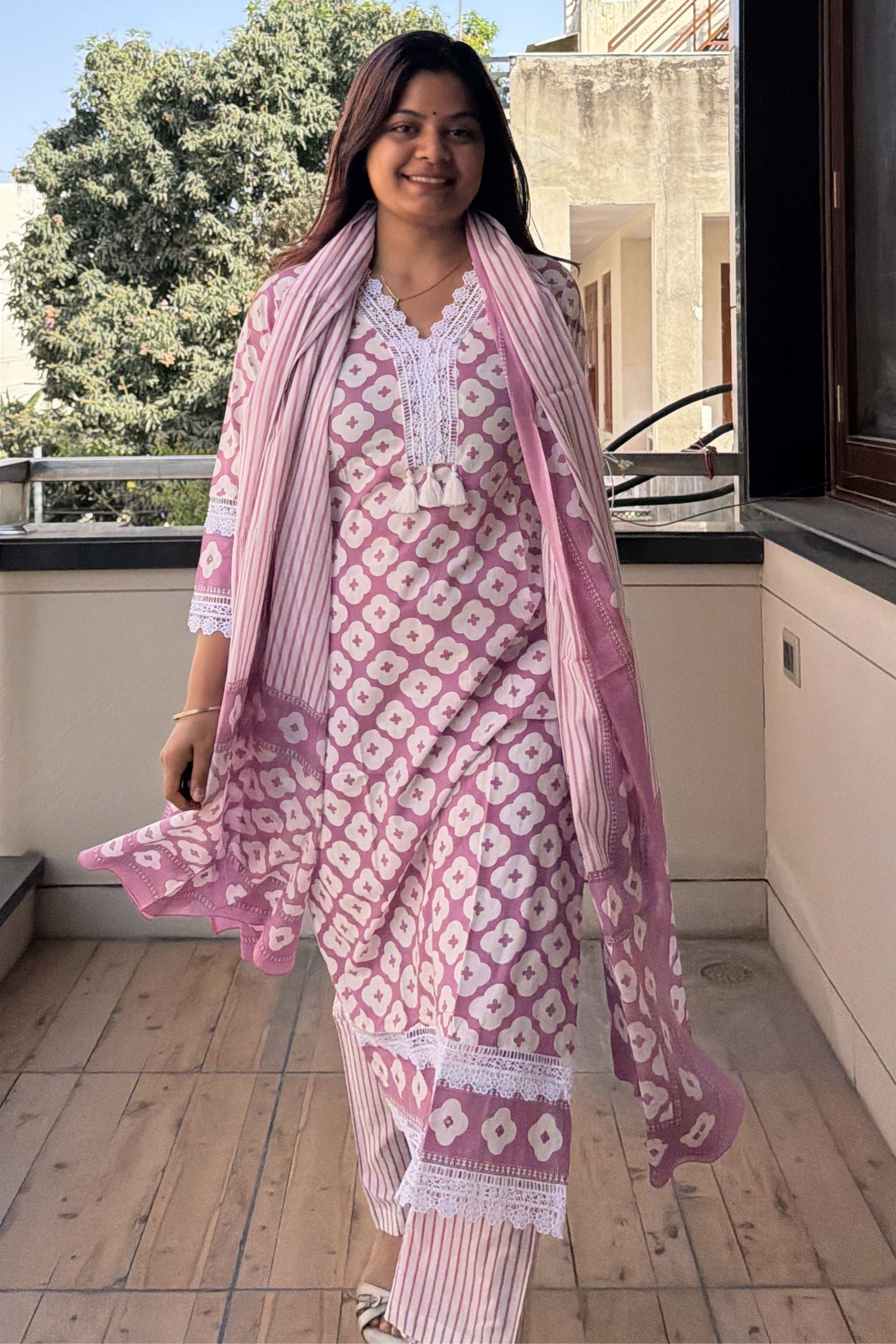 Dupatta Pant Set