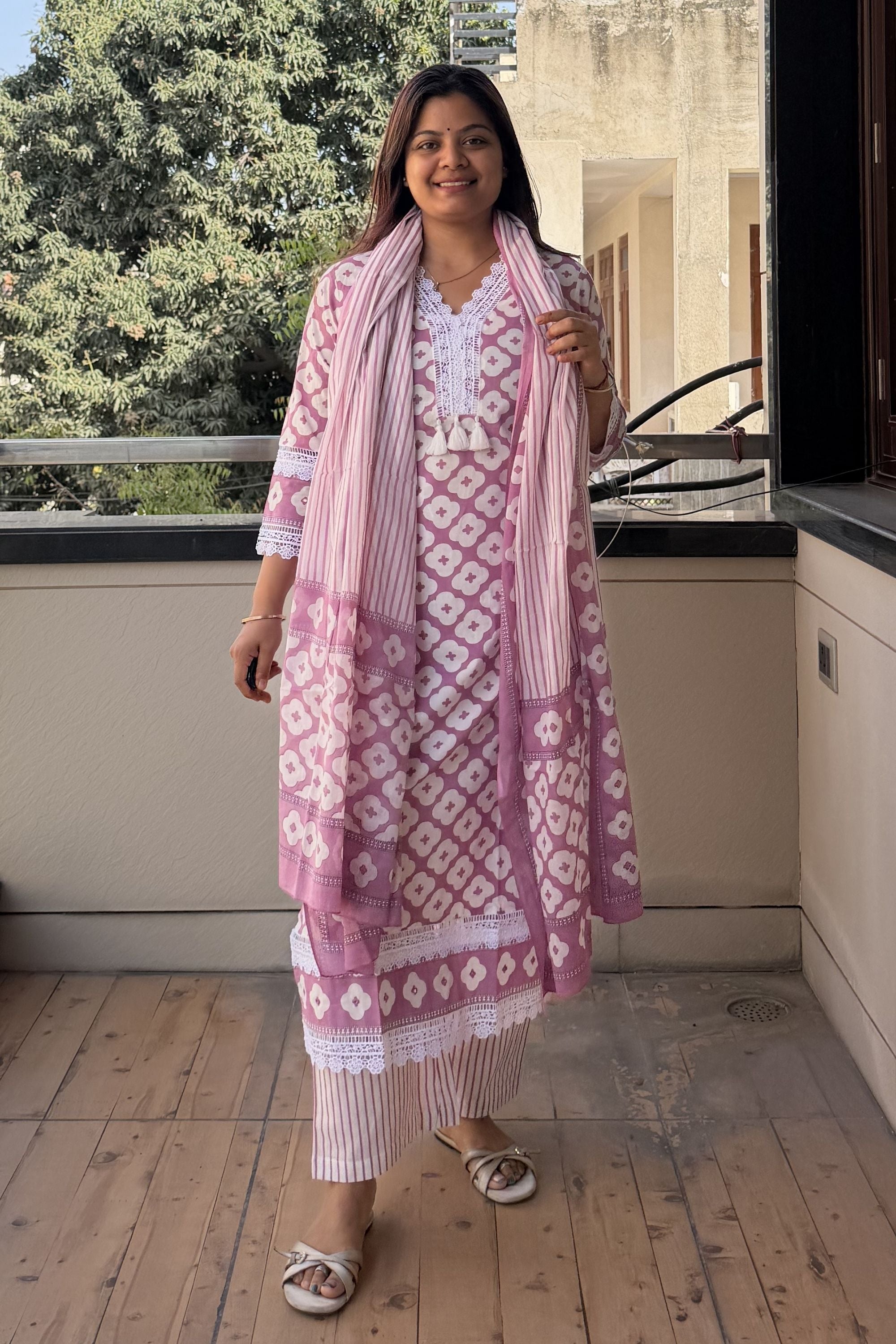 Dupatta Pant Set