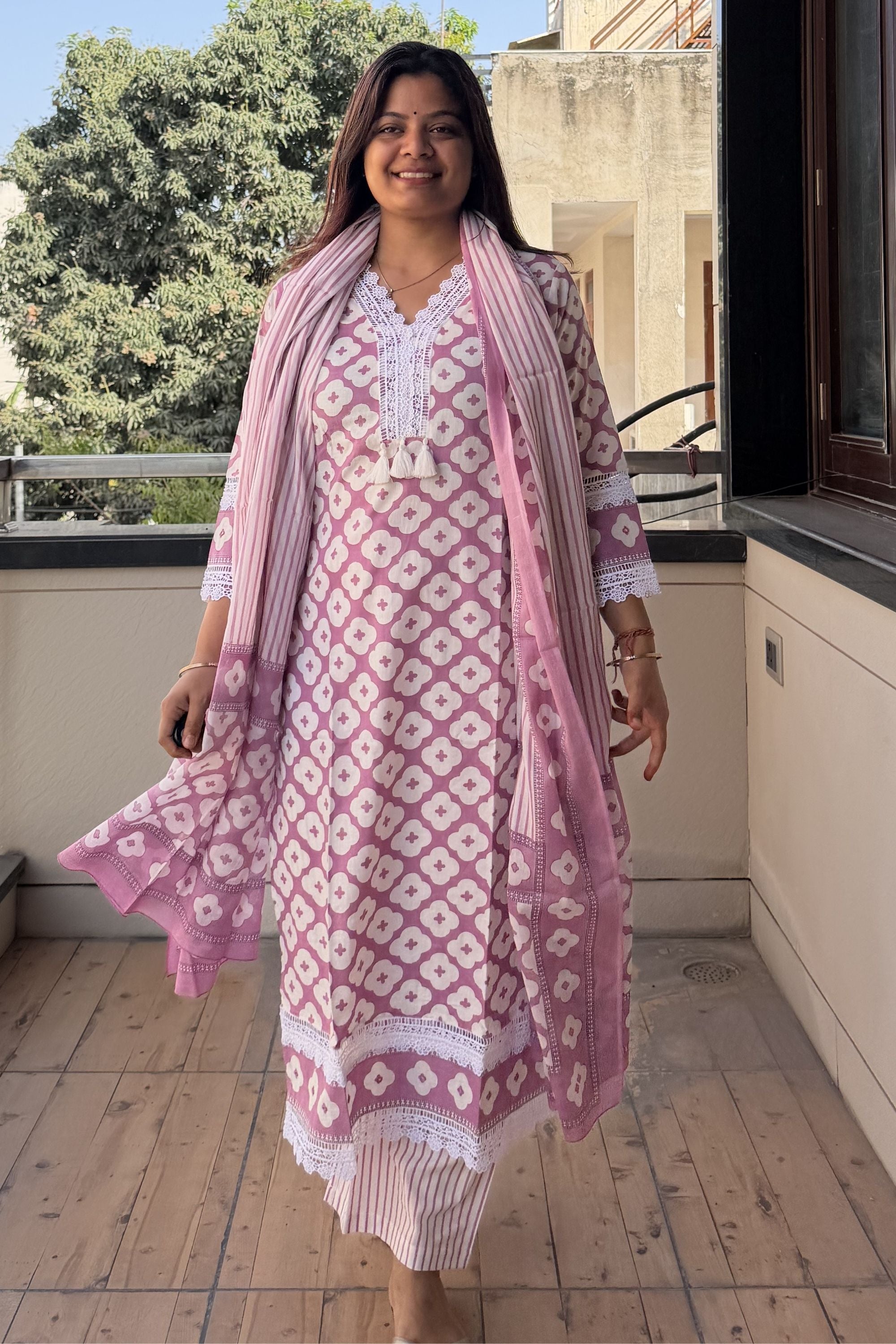 Dupatta Pant Set
