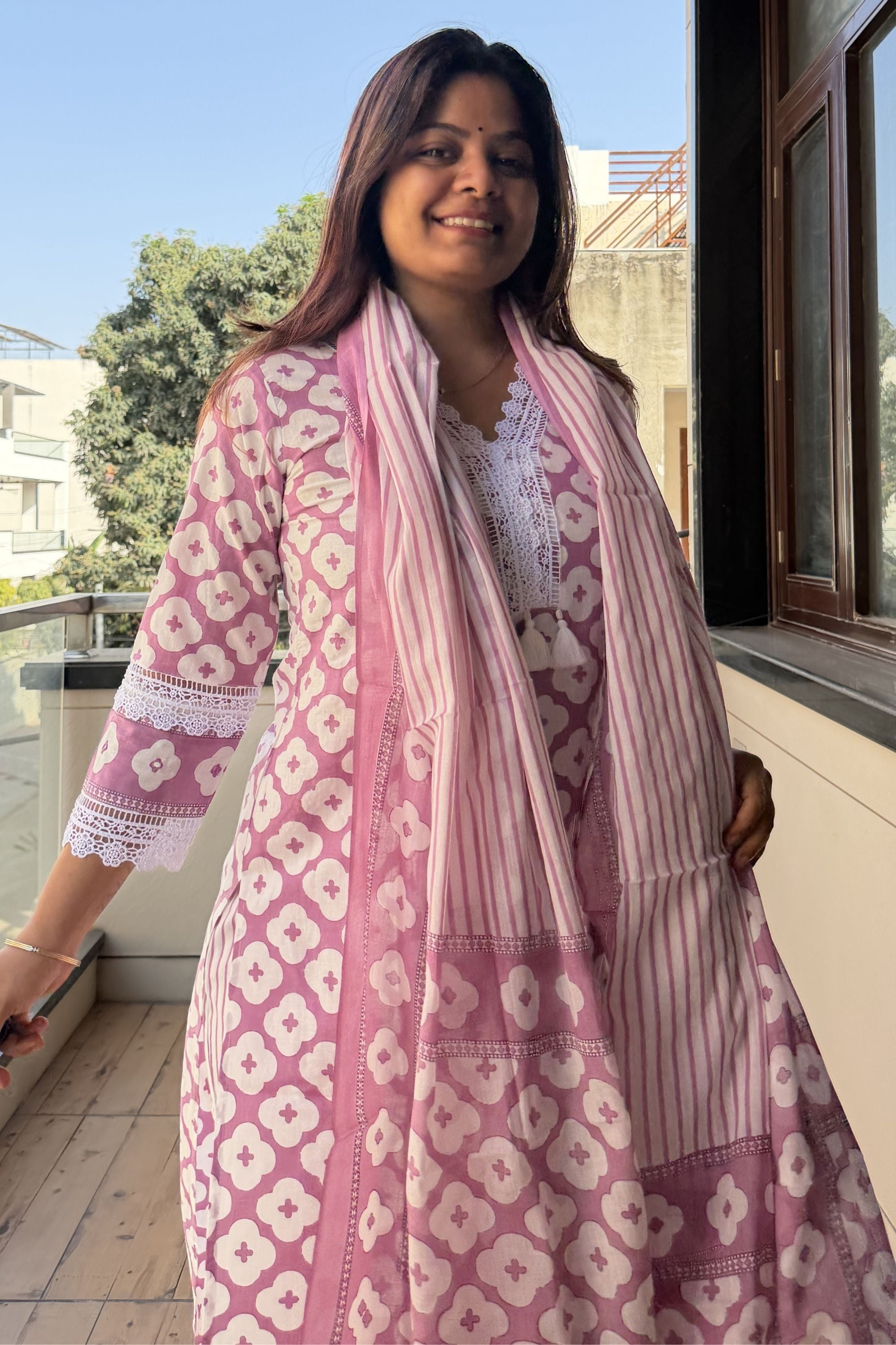 Dupatta Pant Set