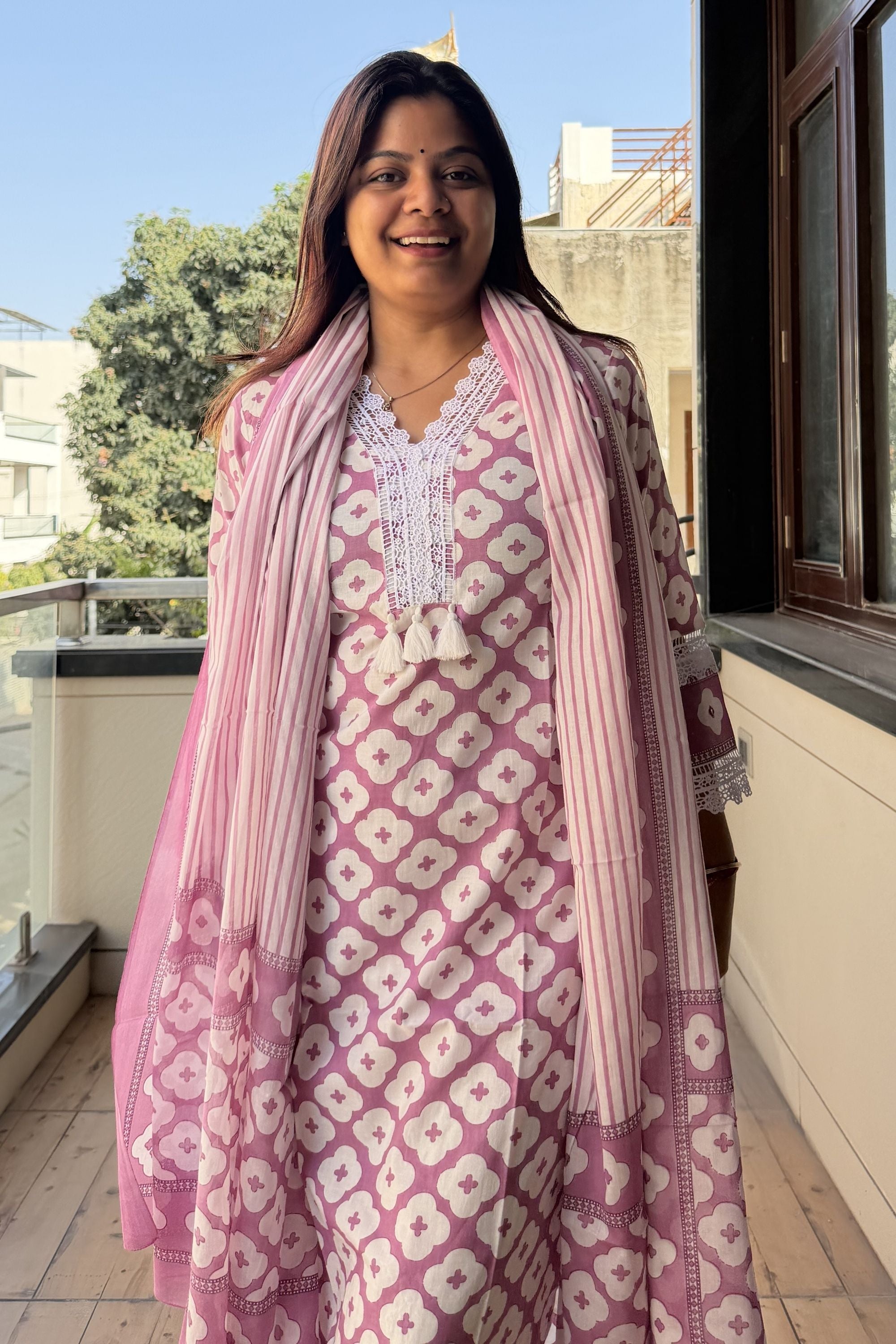 Dupatta Pant Set