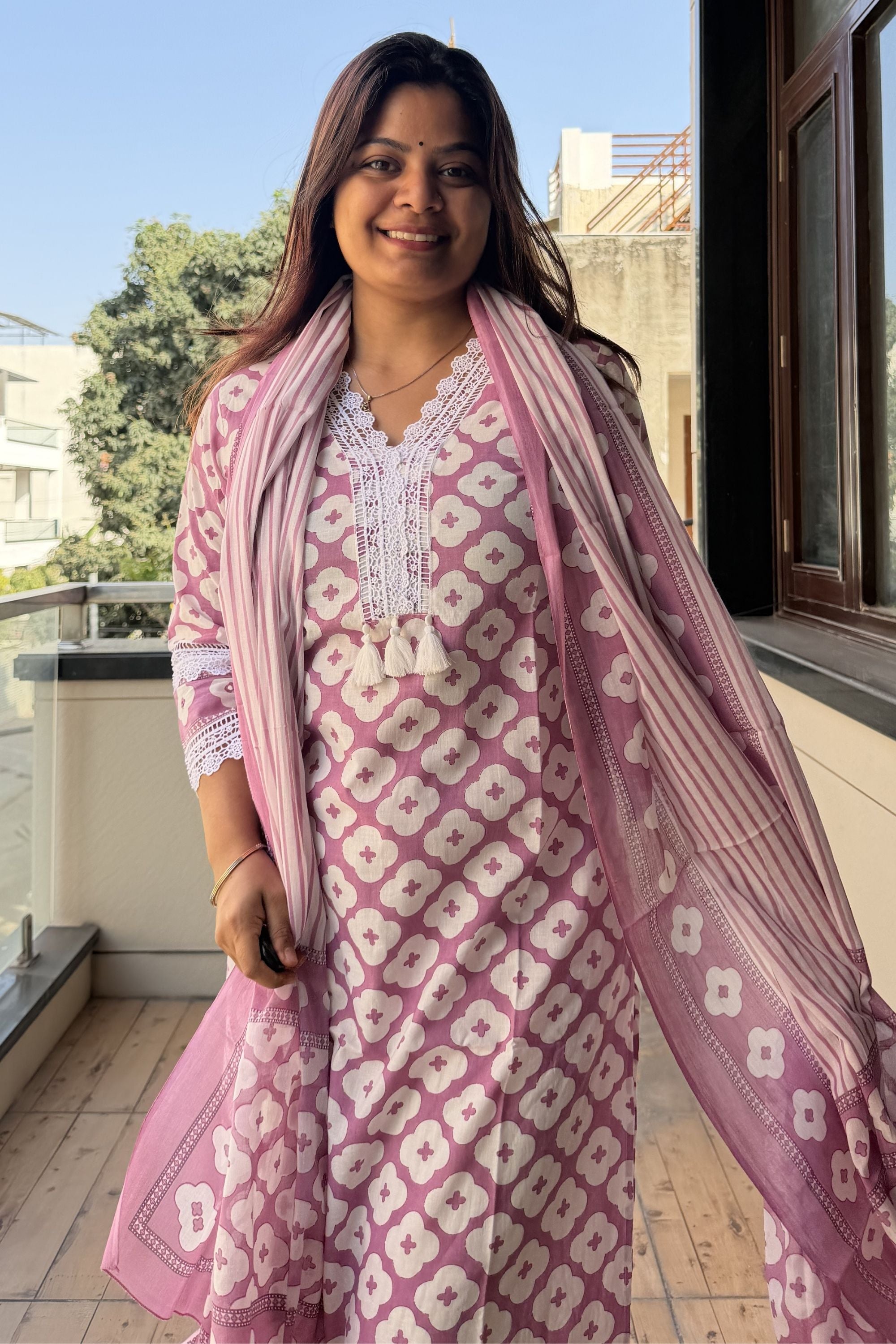 Dupatta Pant Set