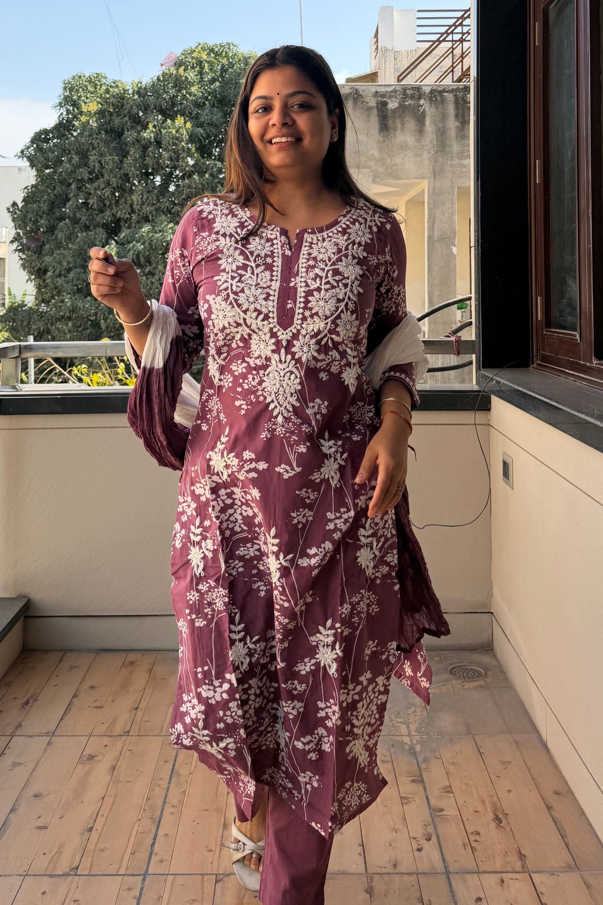 Dupatta Pant Set
