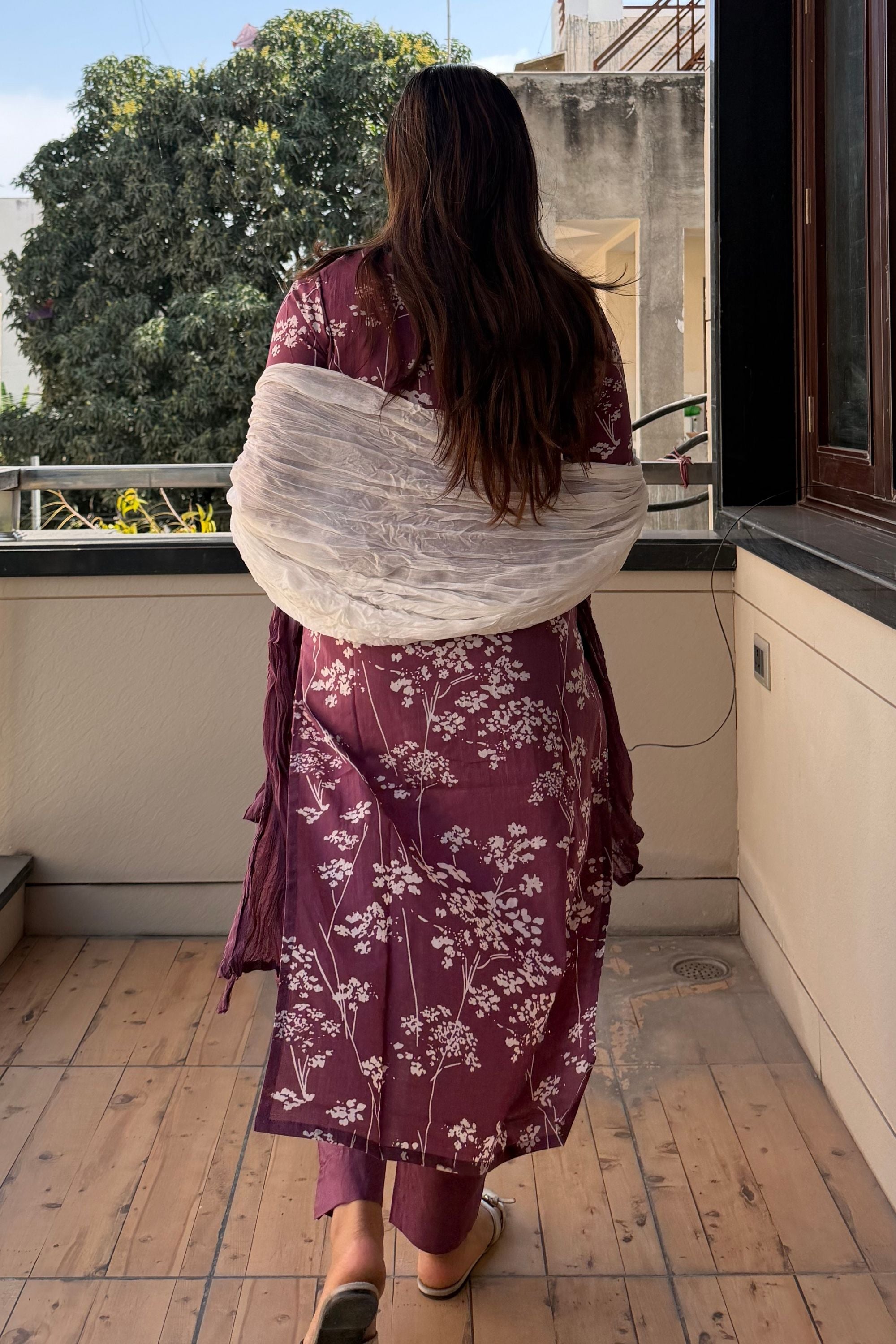 Dupatta Pant Set