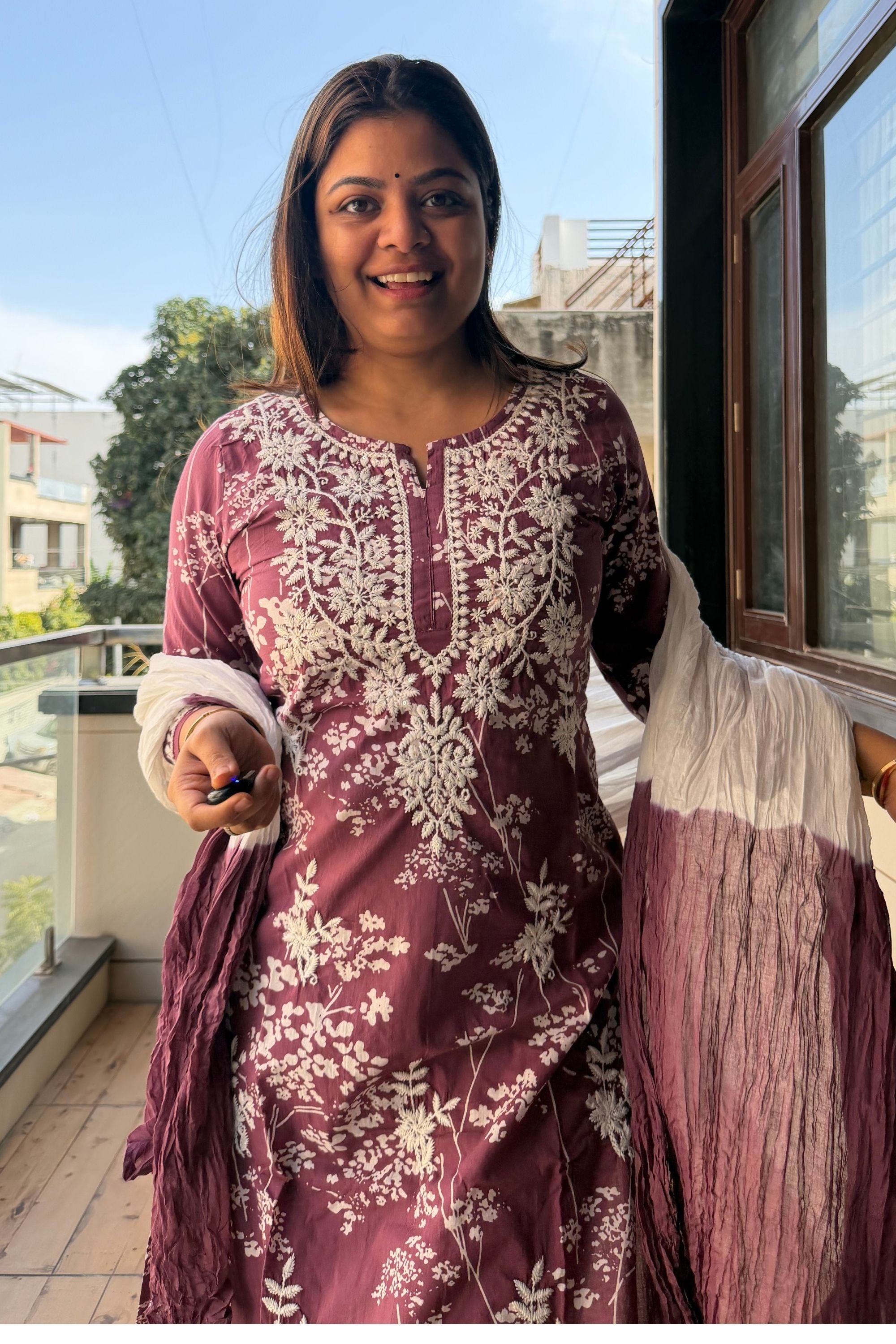 Dupatta Pant Set