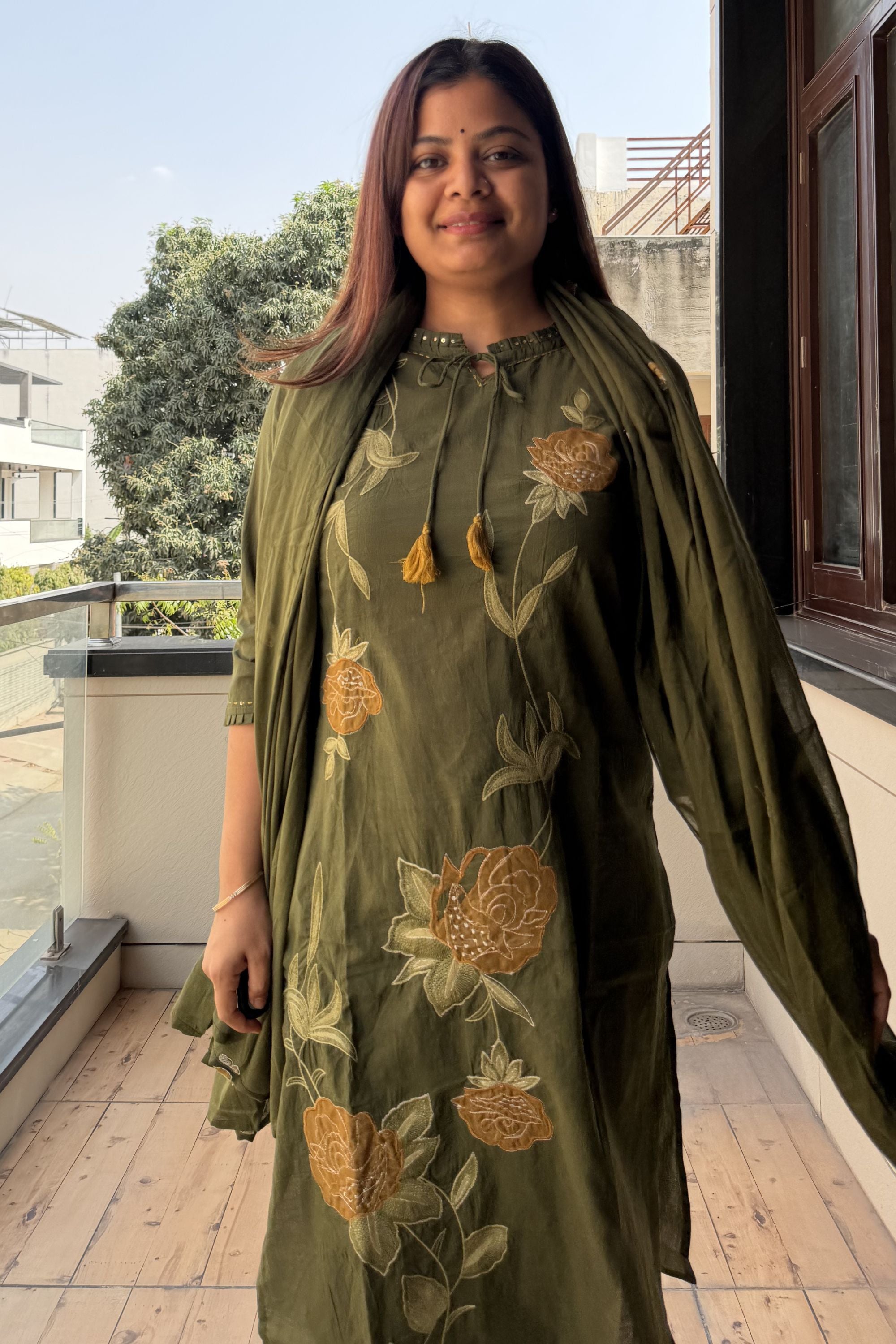 Dupatta Pant Set