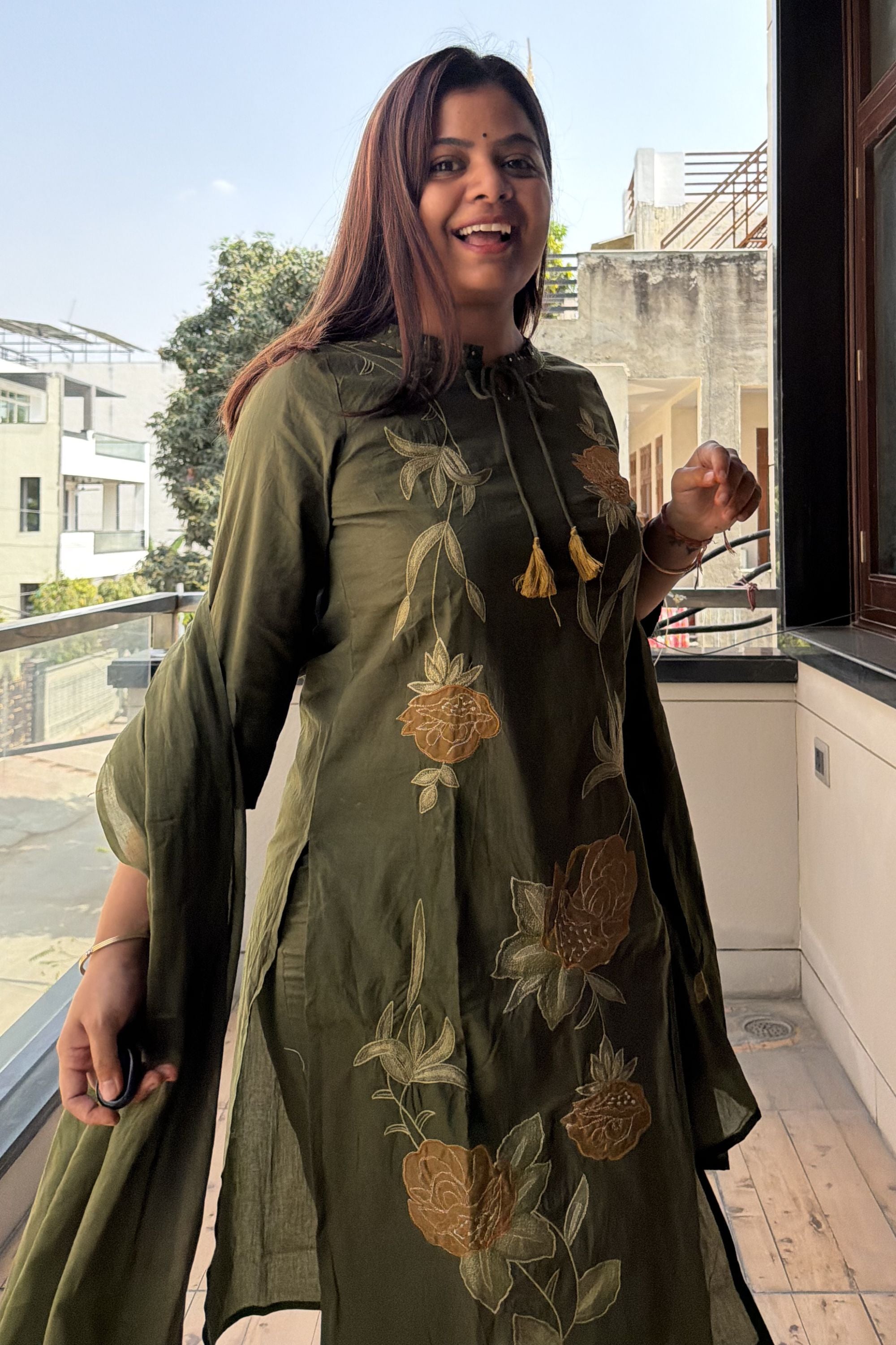 Dupatta Pant Set
