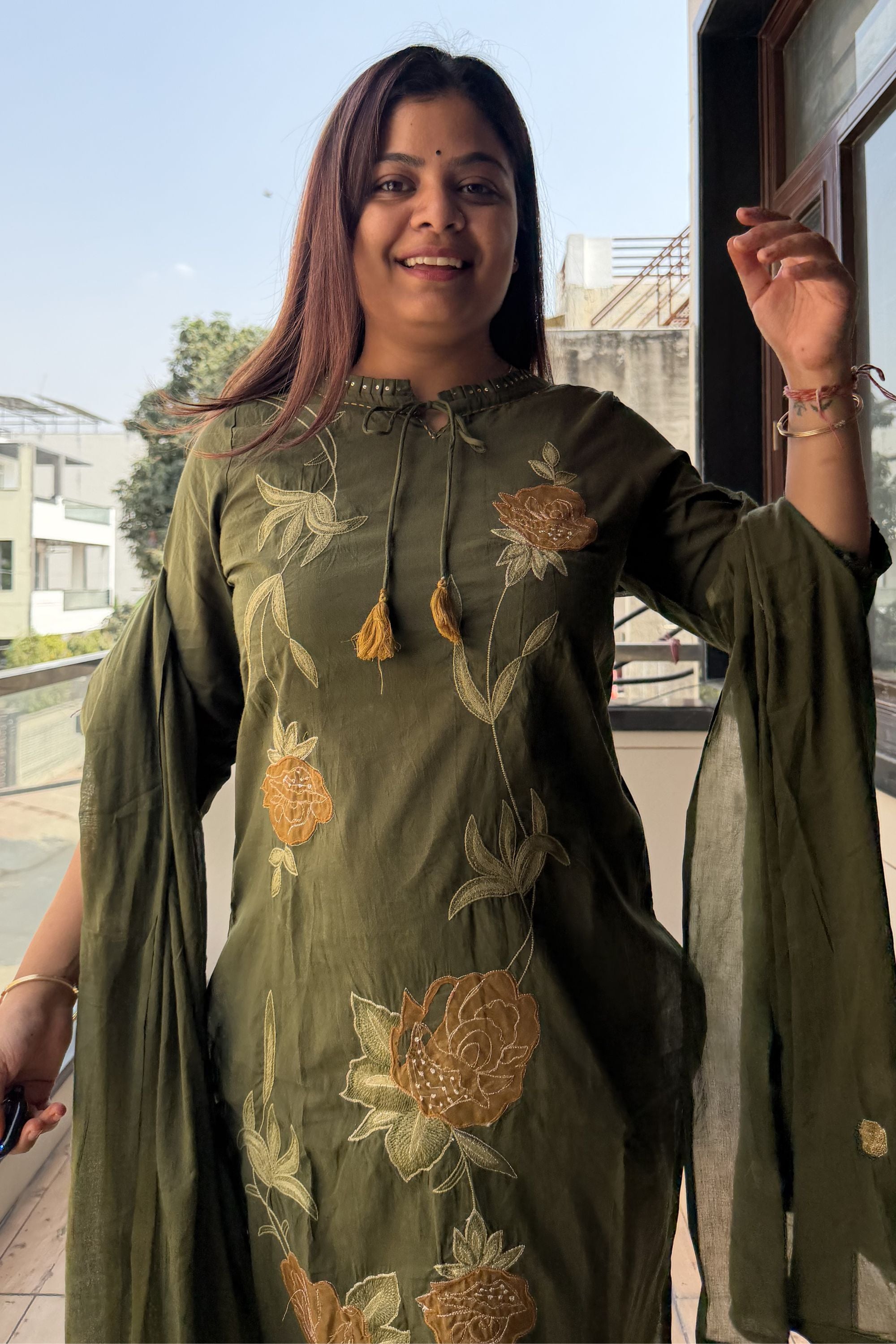 Dupatta Pant Set
