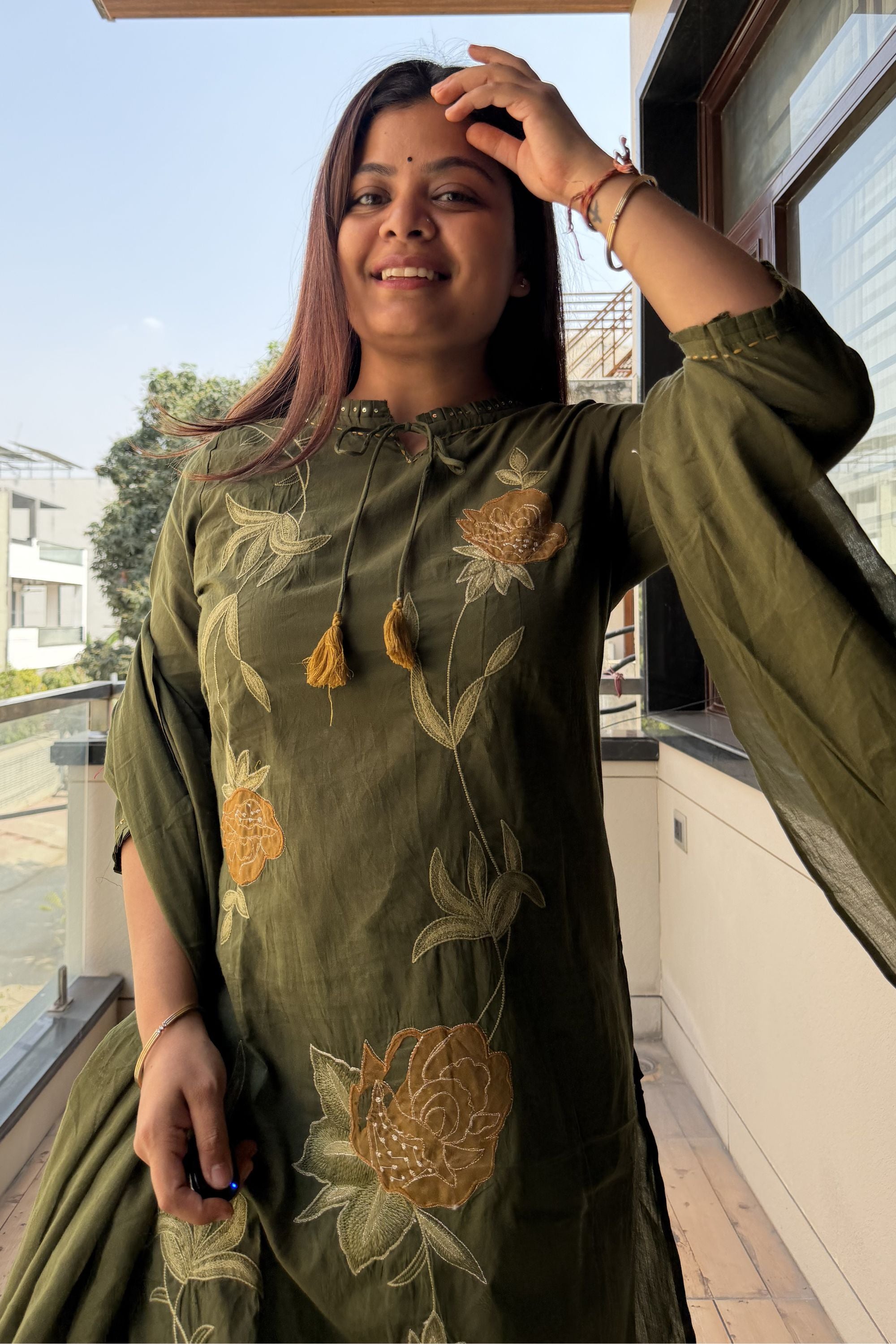 Dupatta Pant Set