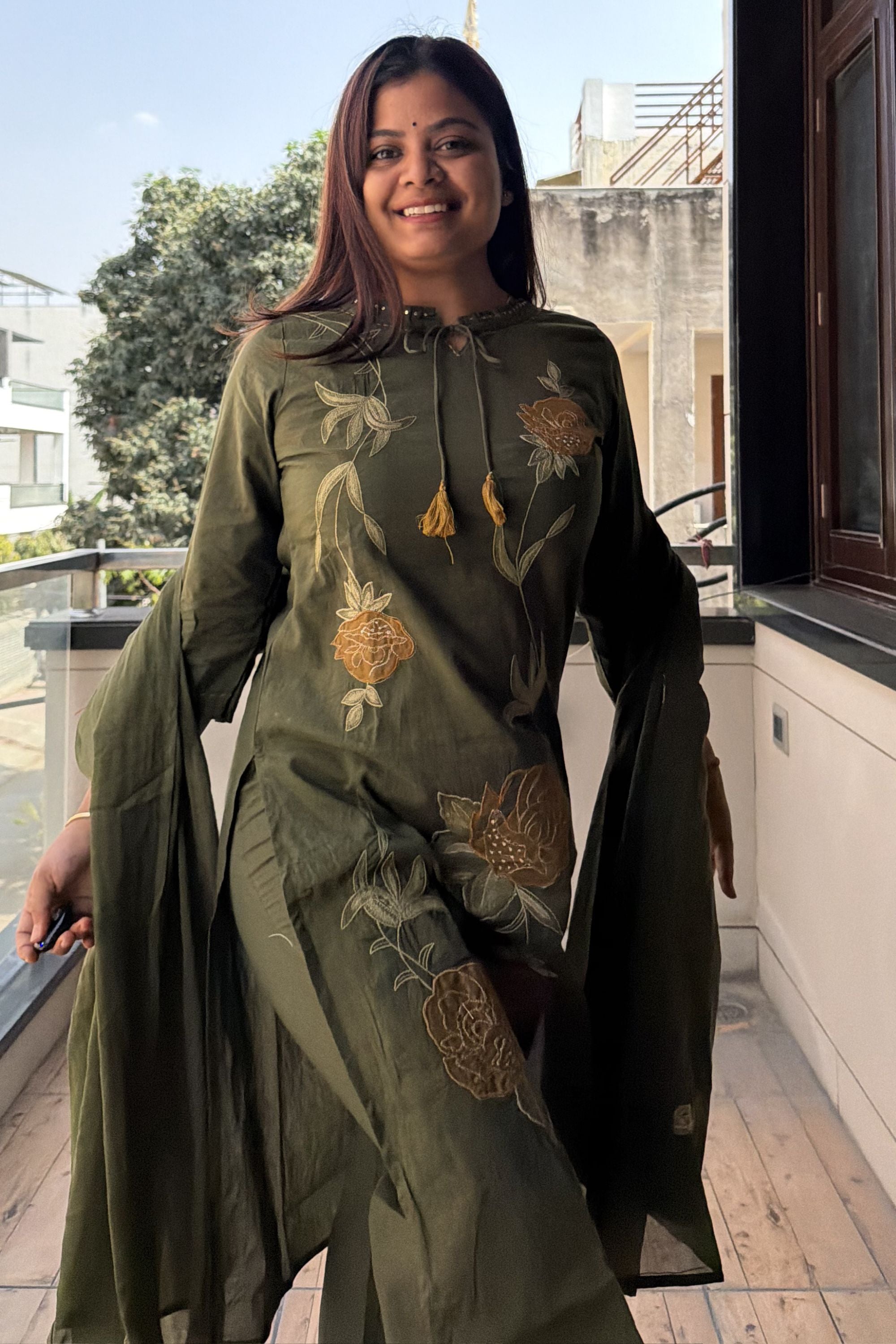 Dupatta Pant Set