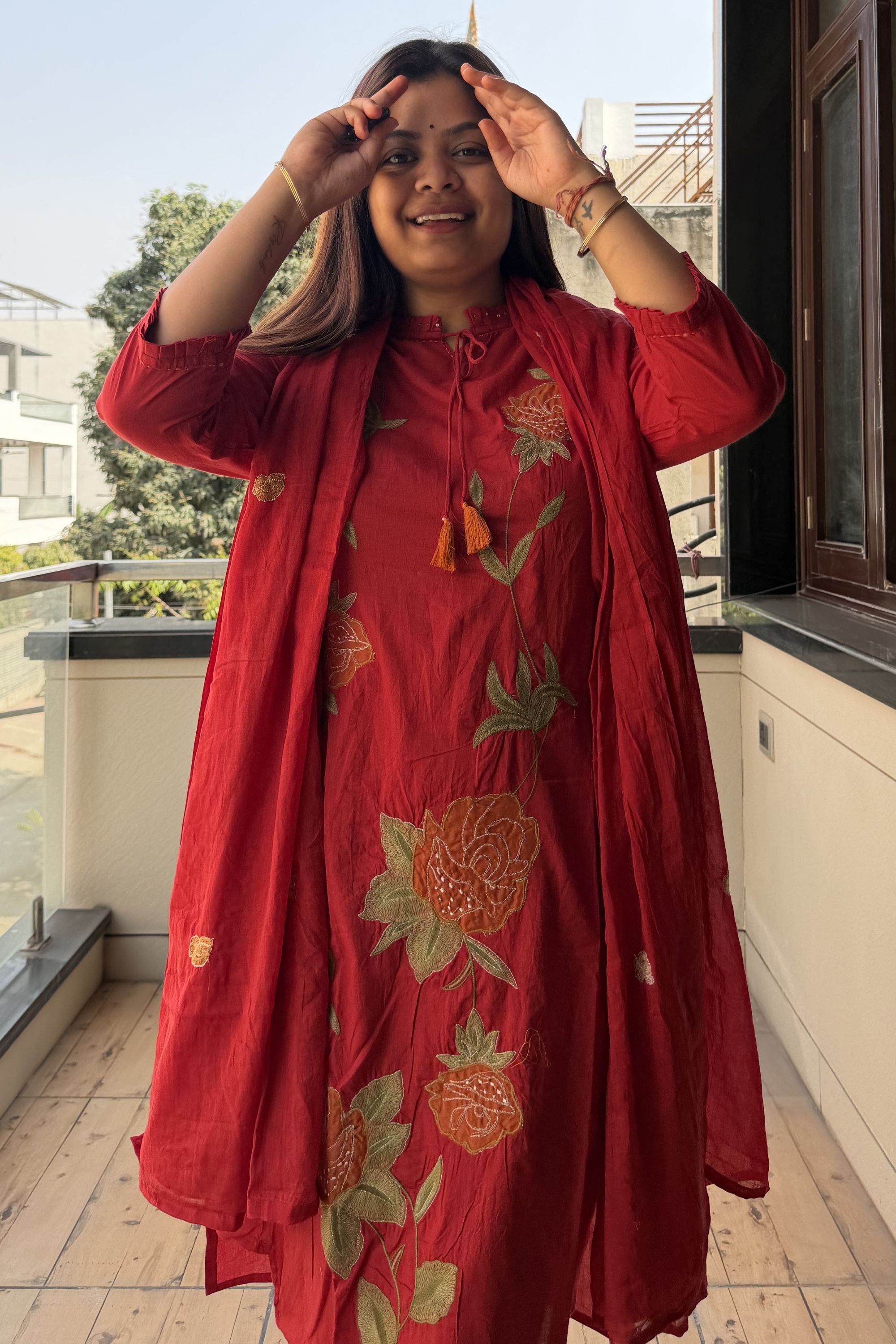 Dupatta Pant Set