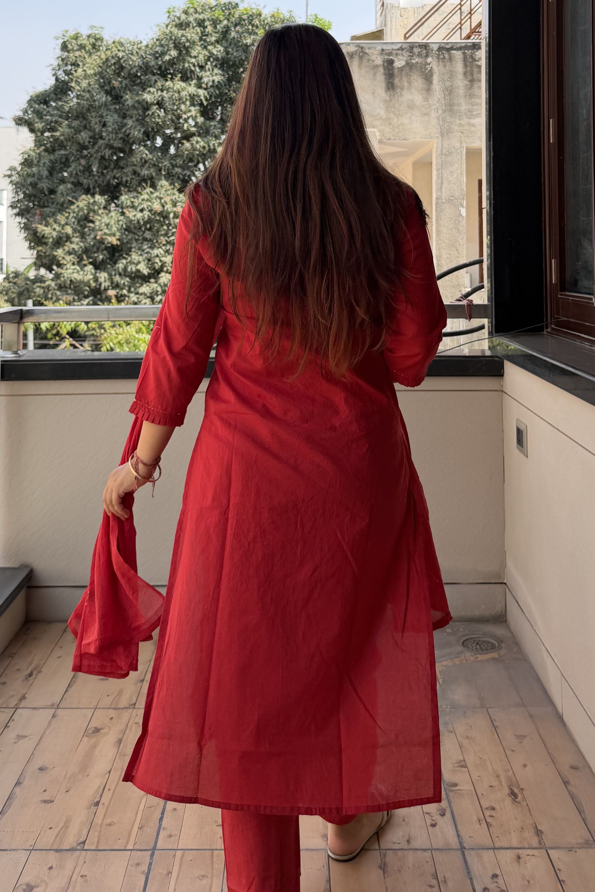 Dupatta Pant Set
