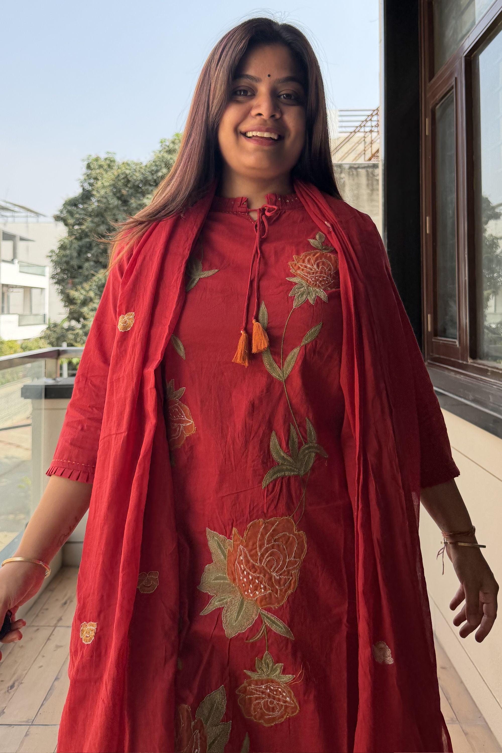 Dupatta Pant Set