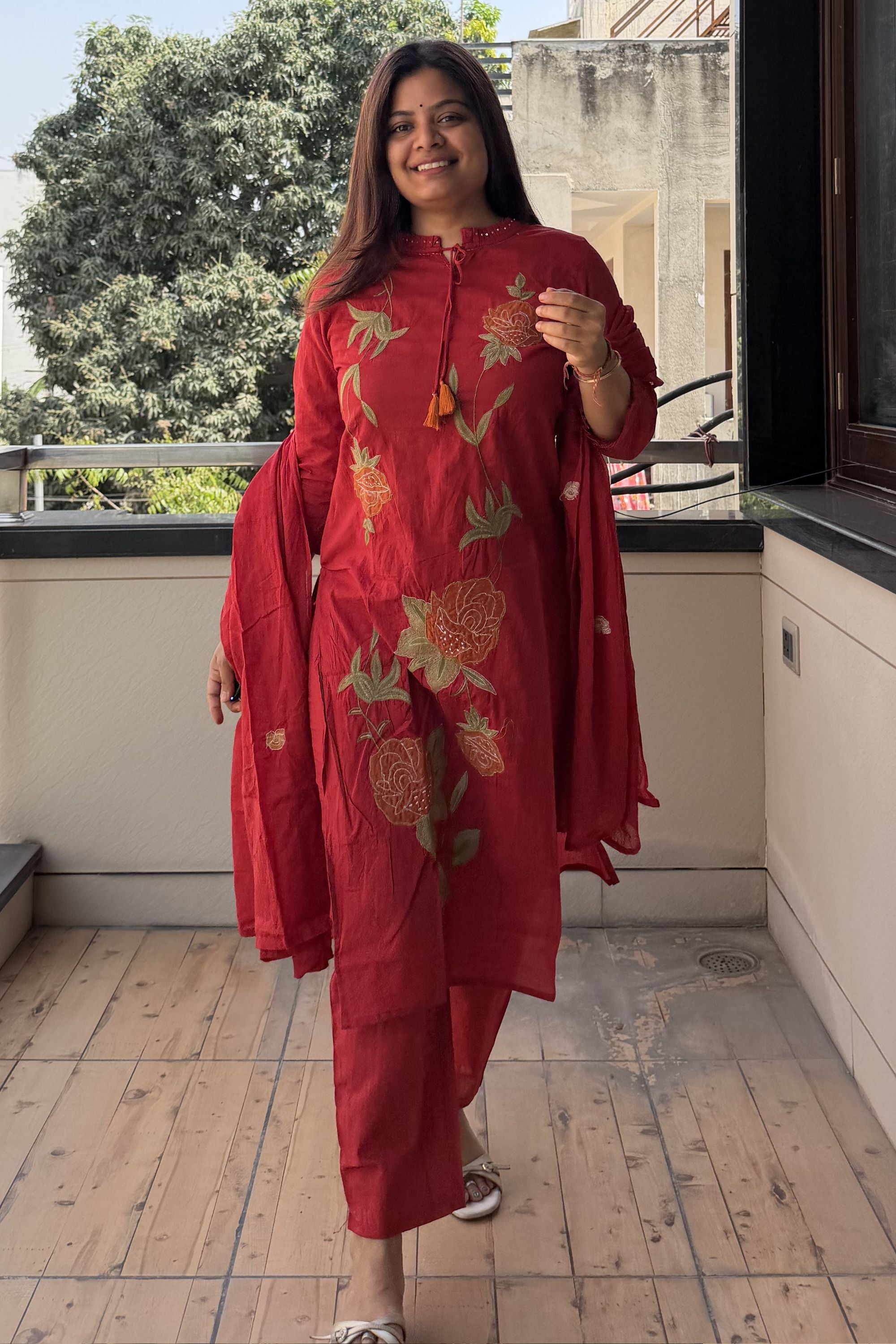 Dupatta Pant Set