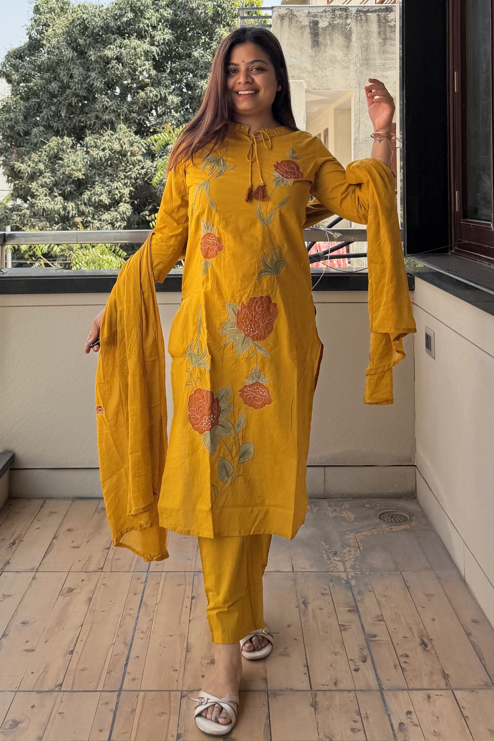 Dupatta Pant Set