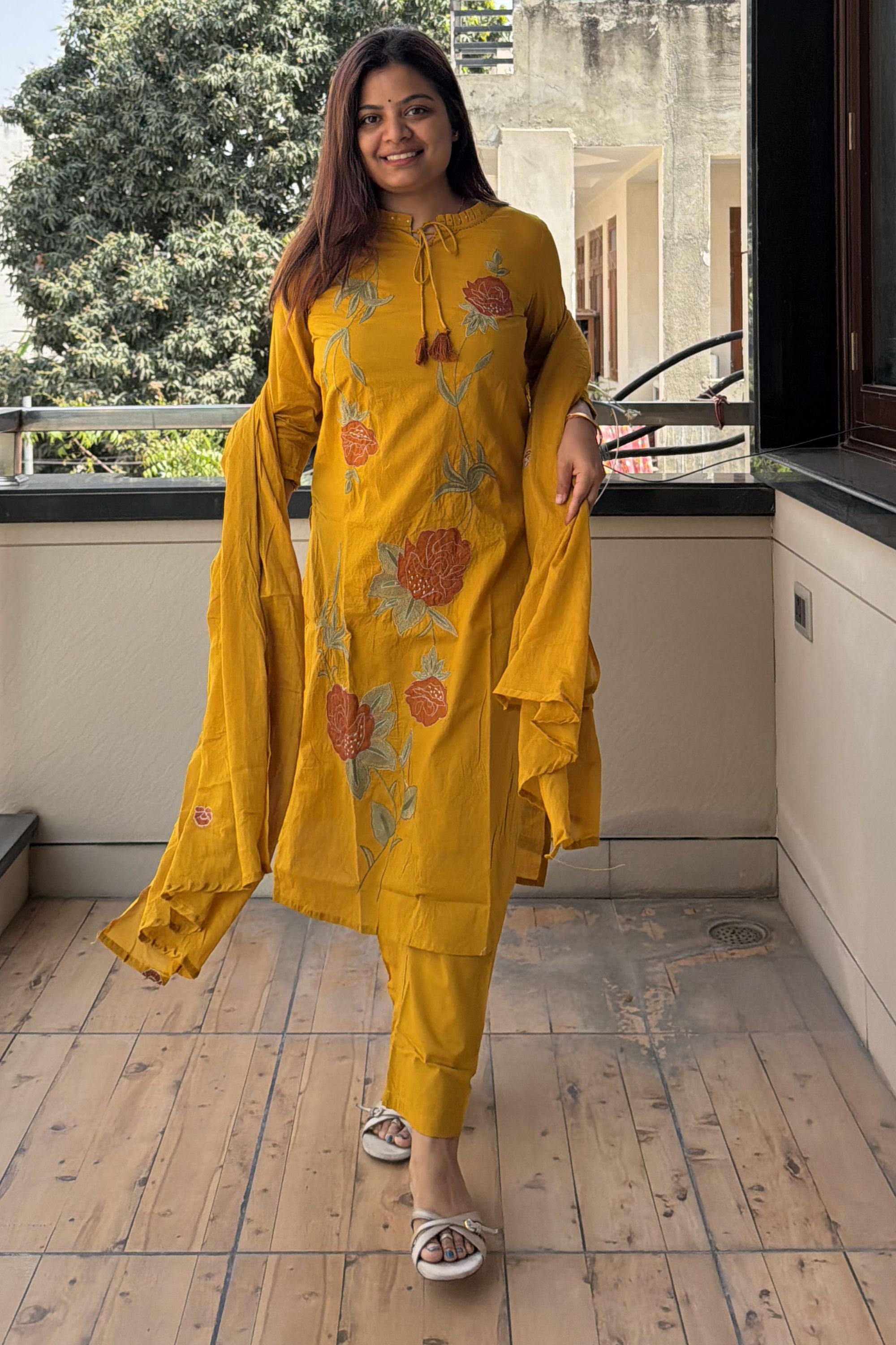 Dupatta Pant Set
