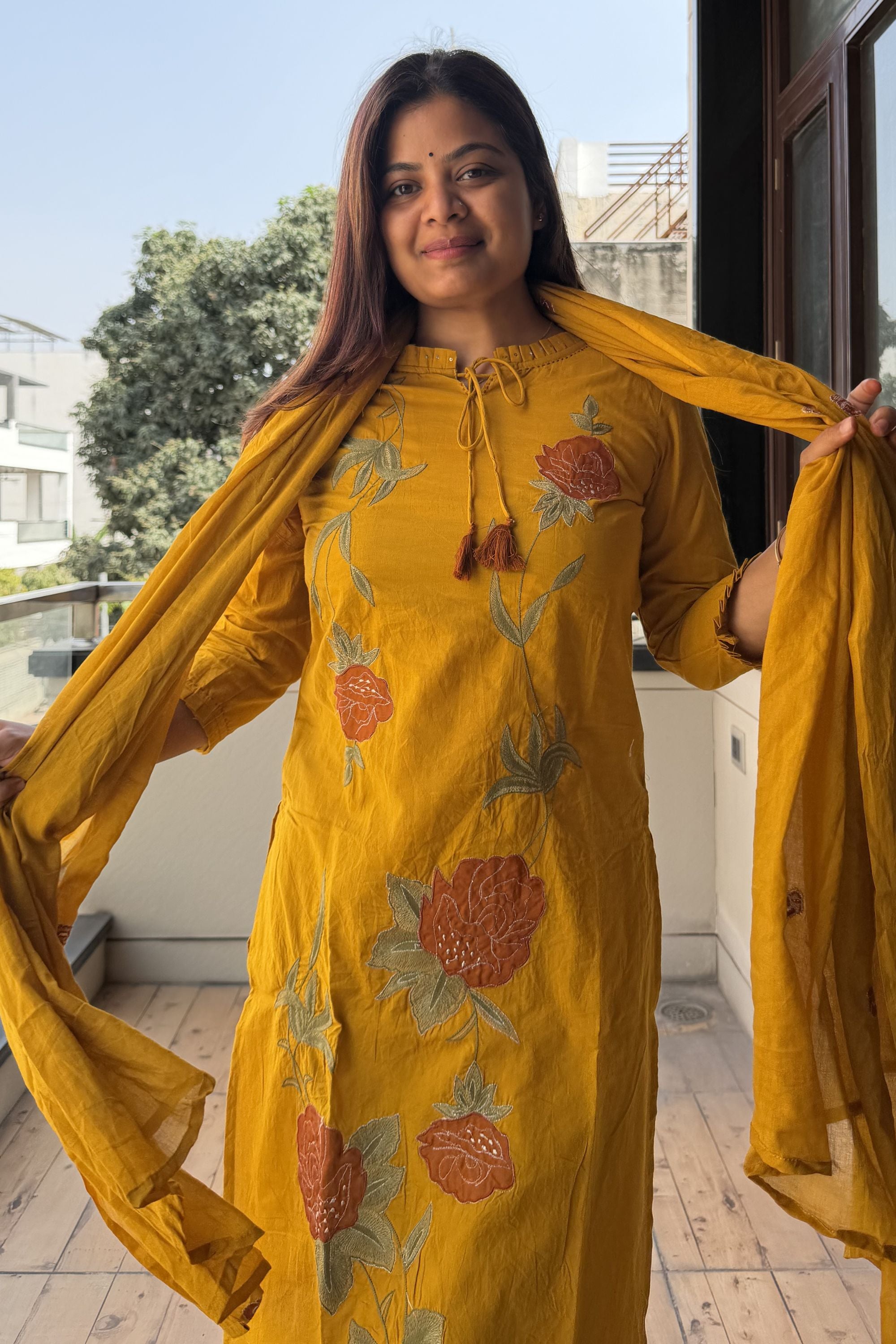 Dupatta Pant Set