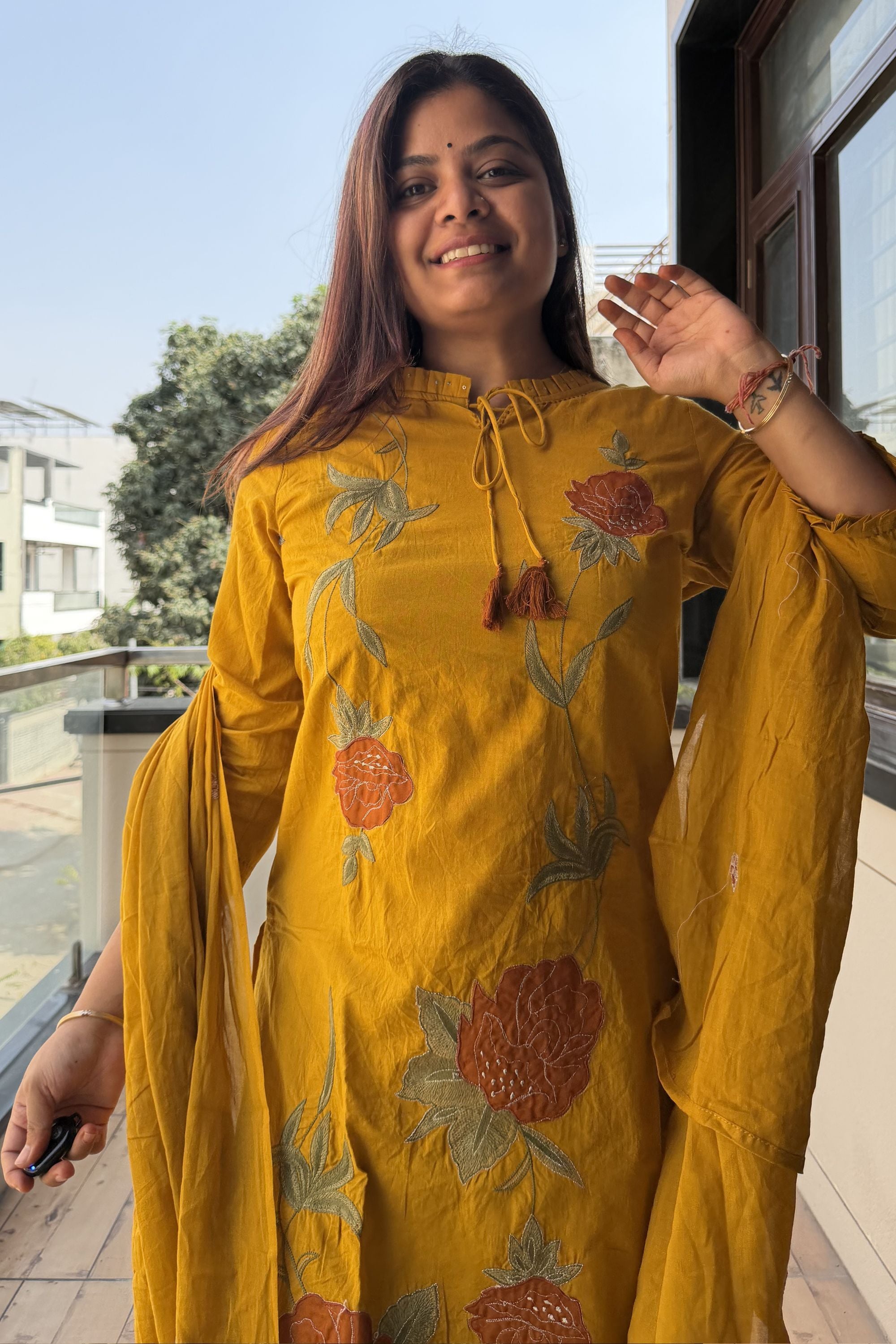 Dupatta Pant Set