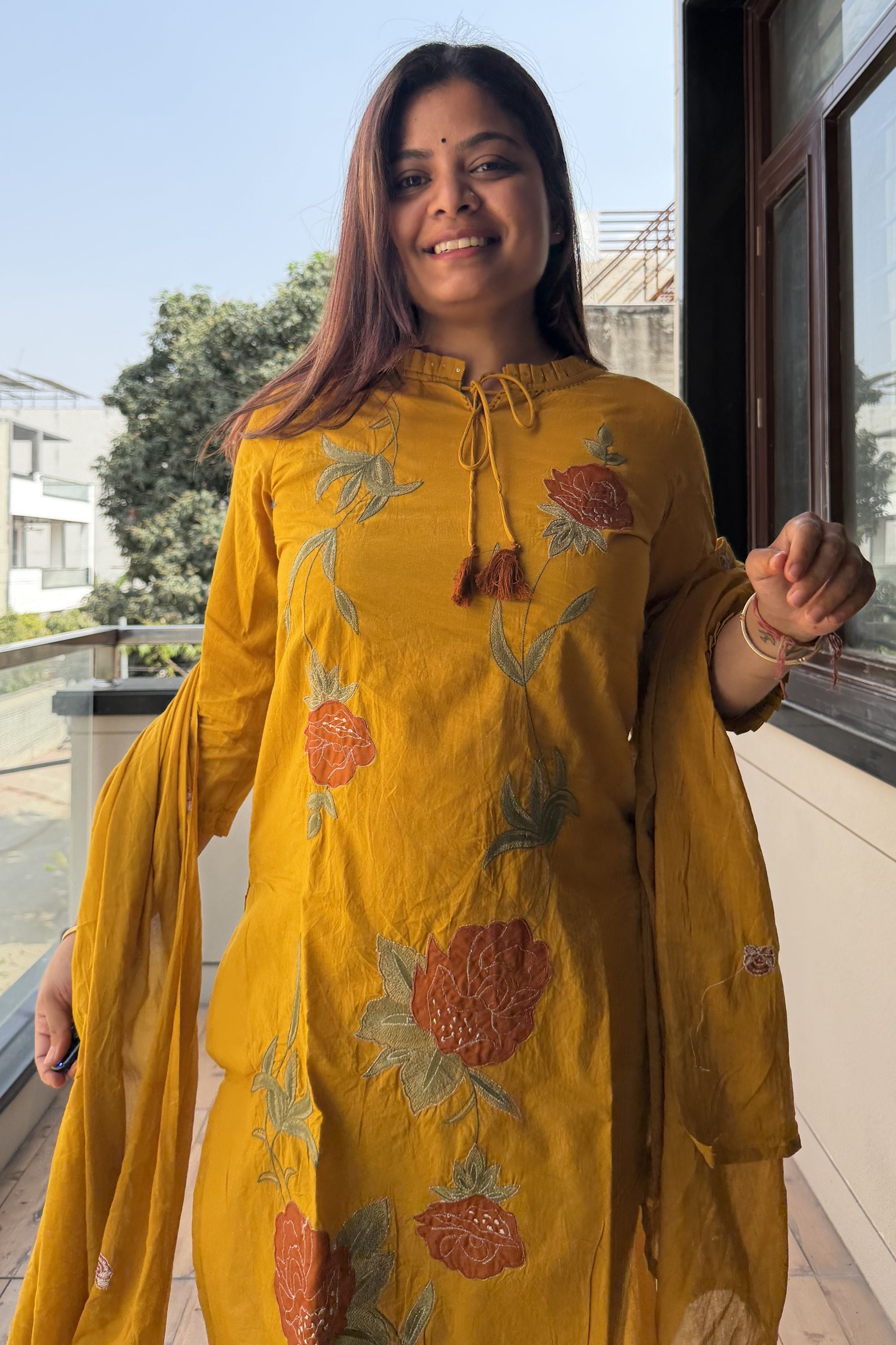 Dupatta Pant Set