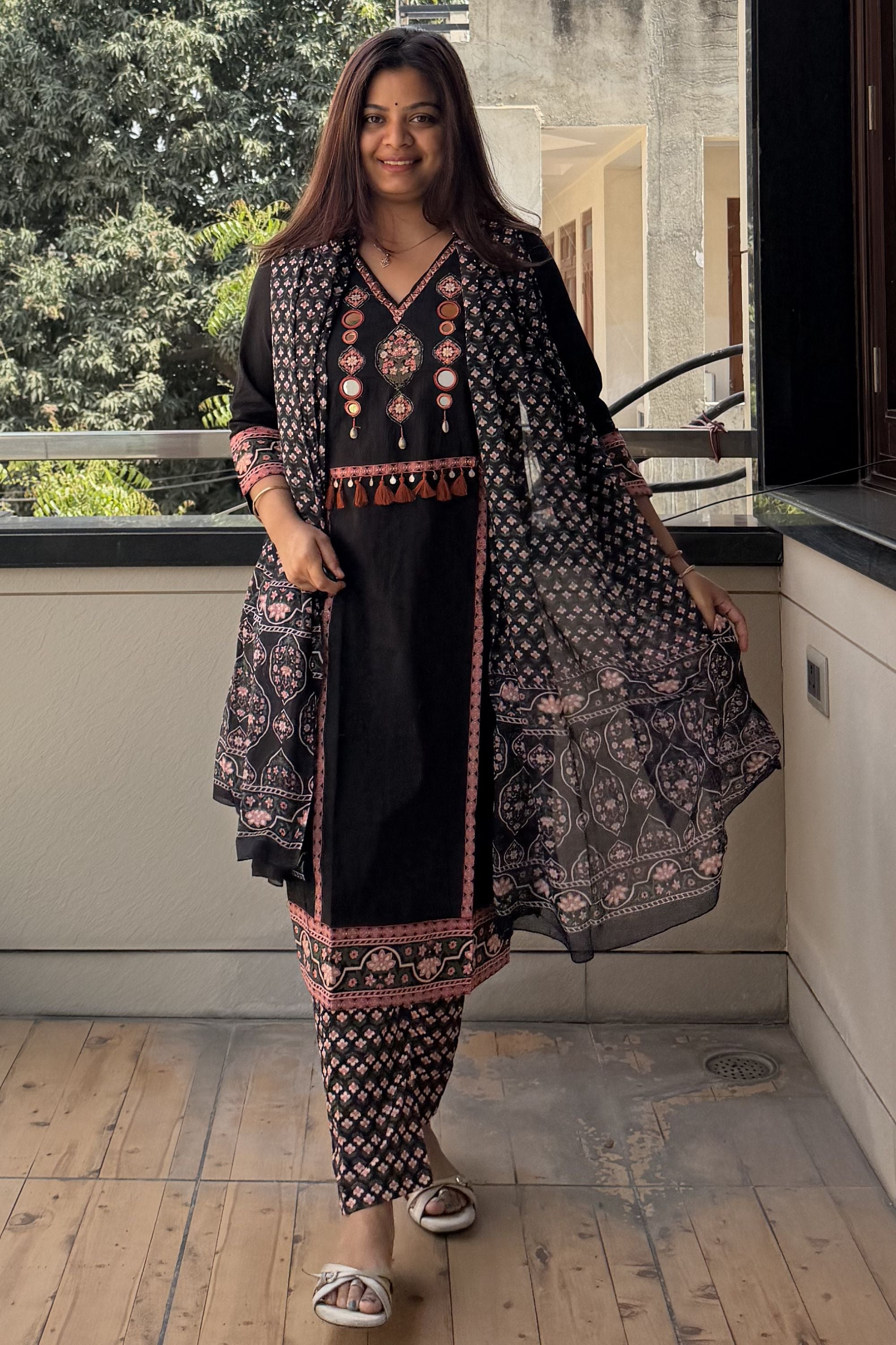 Dupatta Pant Set