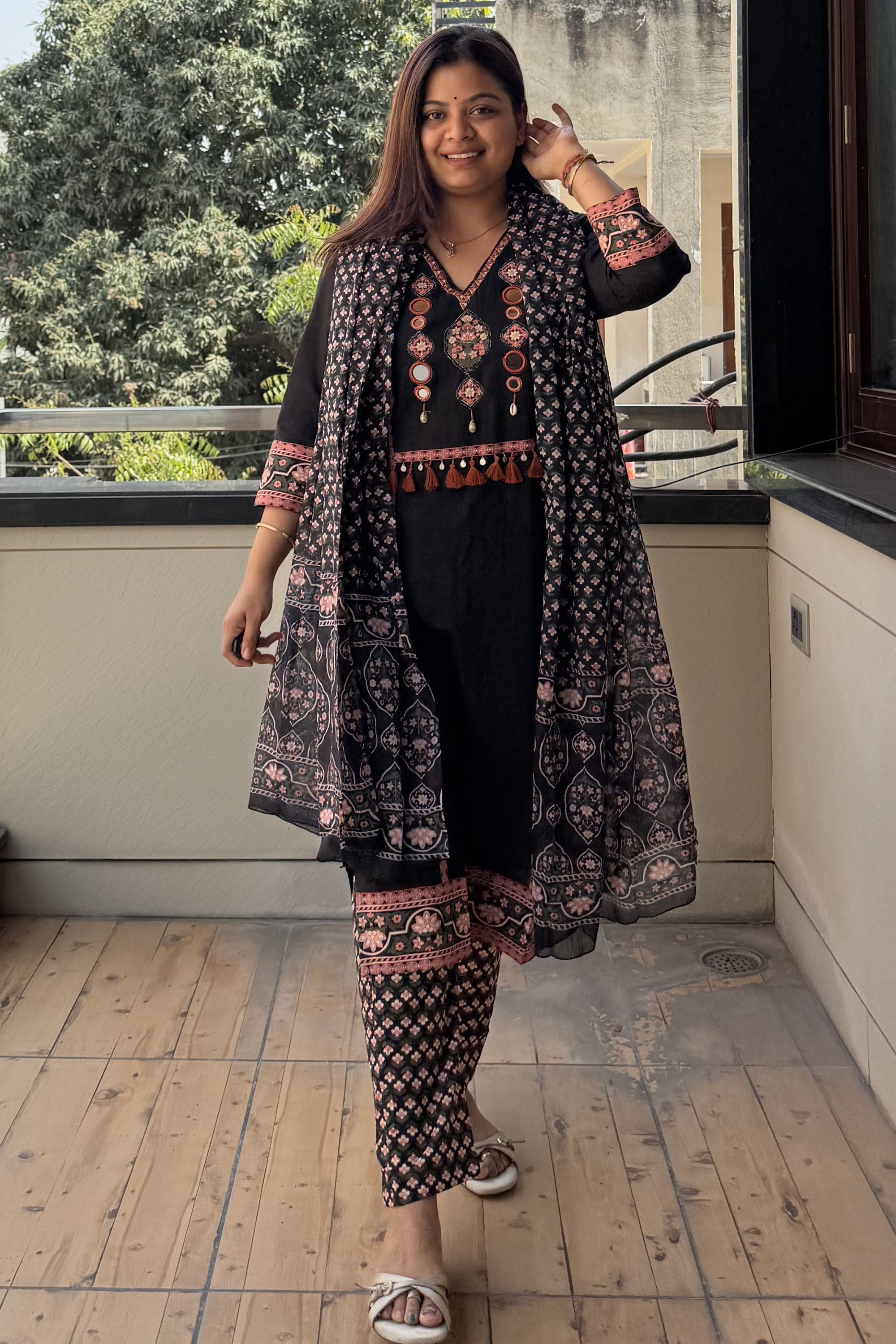 Dupatta Pant Set