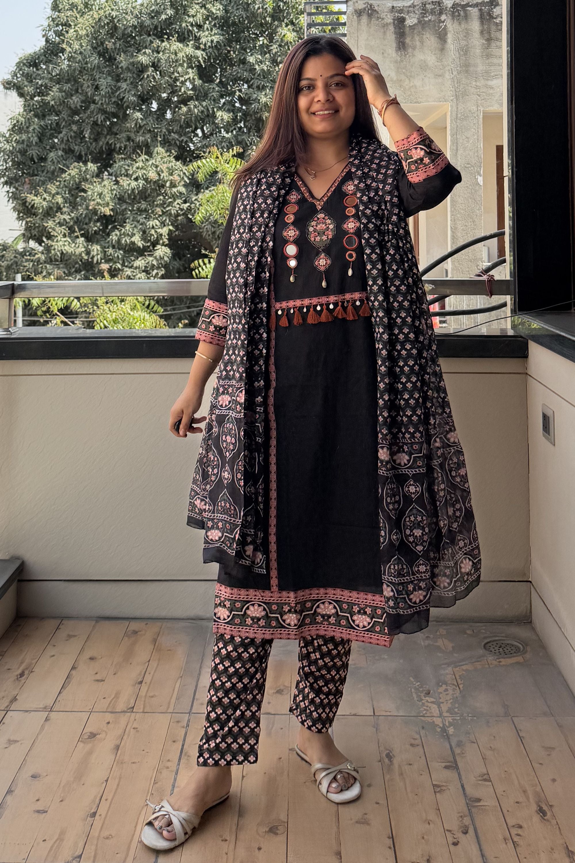 Dupatta Pant Set