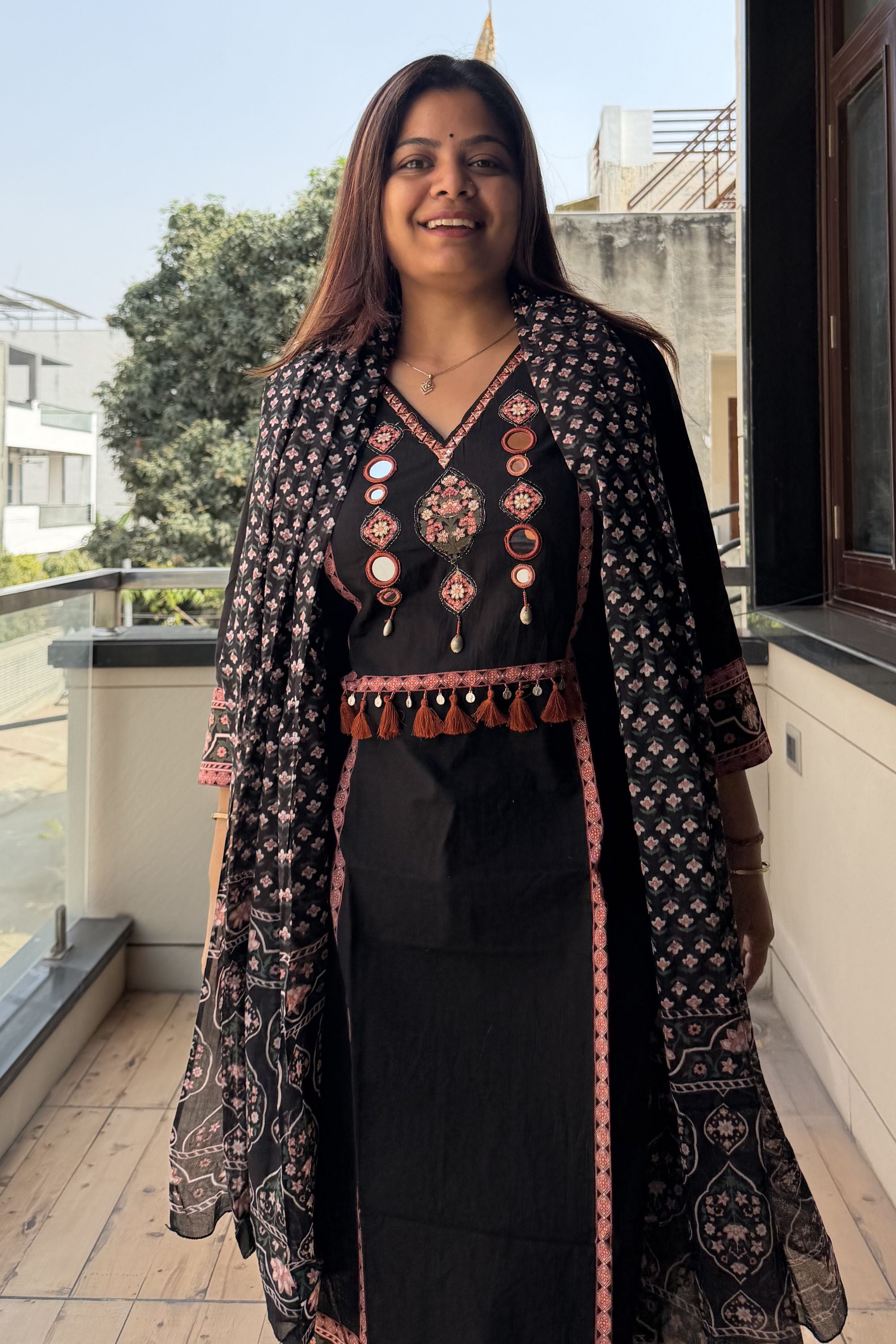 Dupatta Pant Set