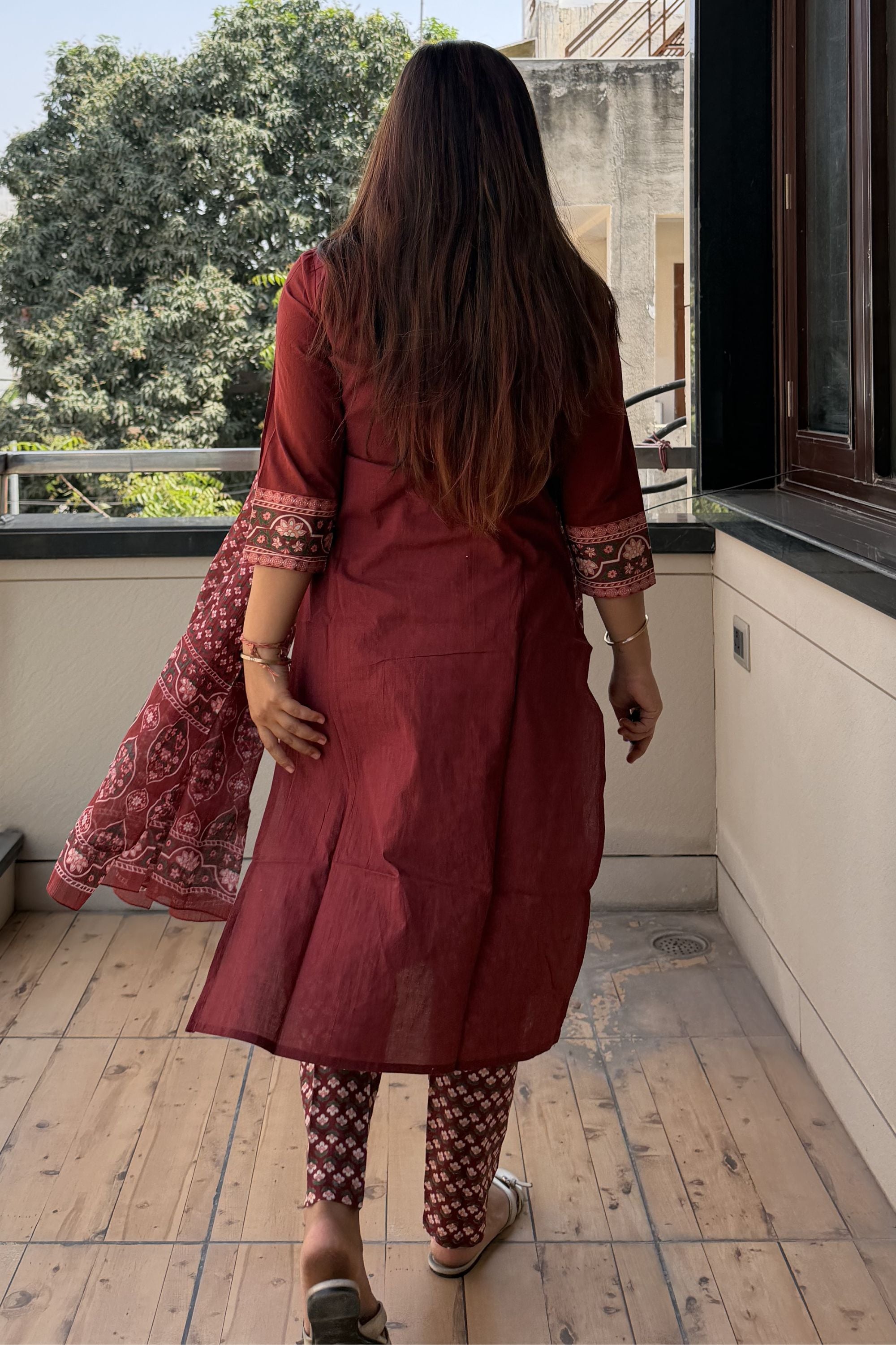 Dupatta Pant Set