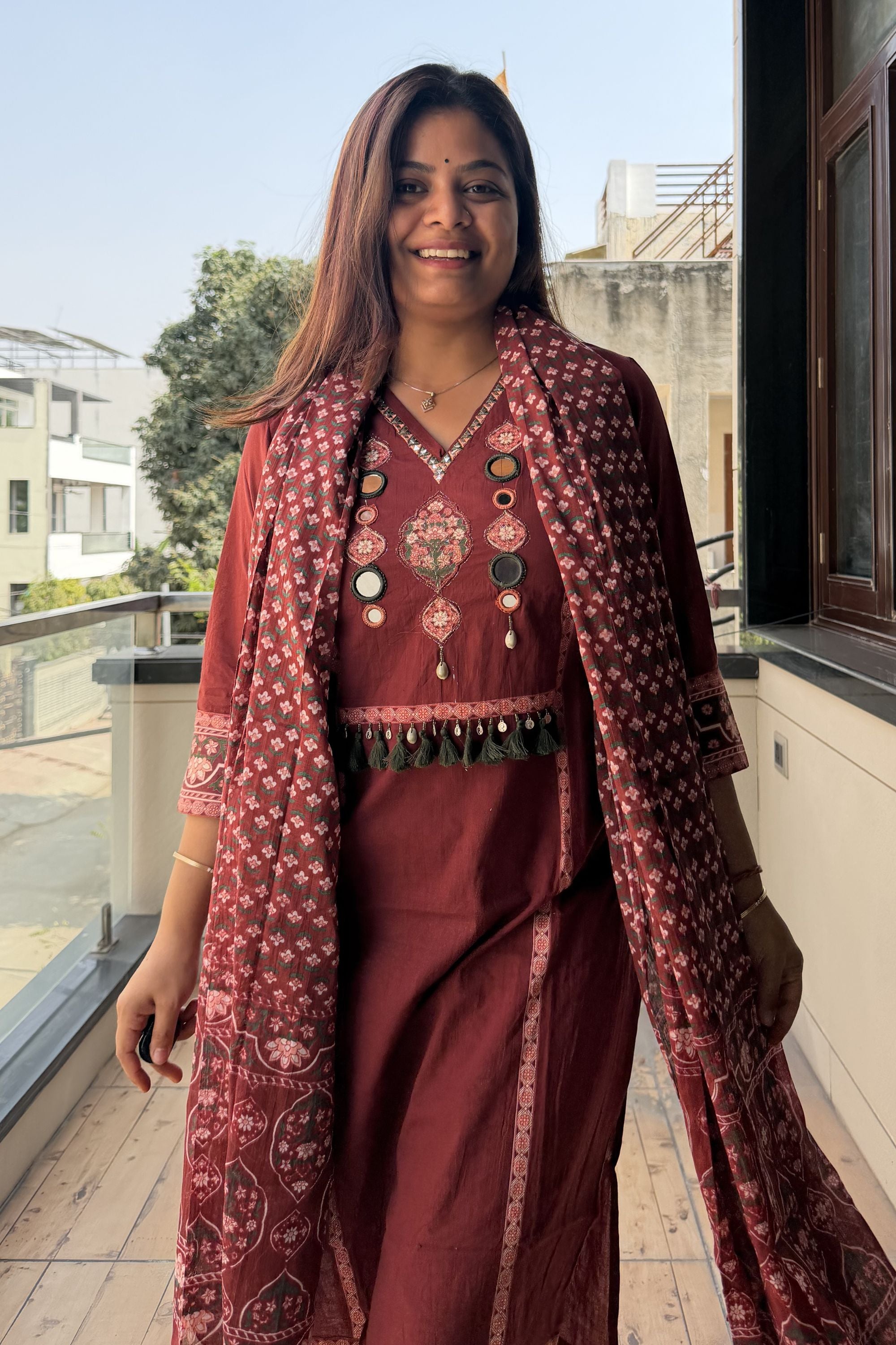 Dupatta Pant Set