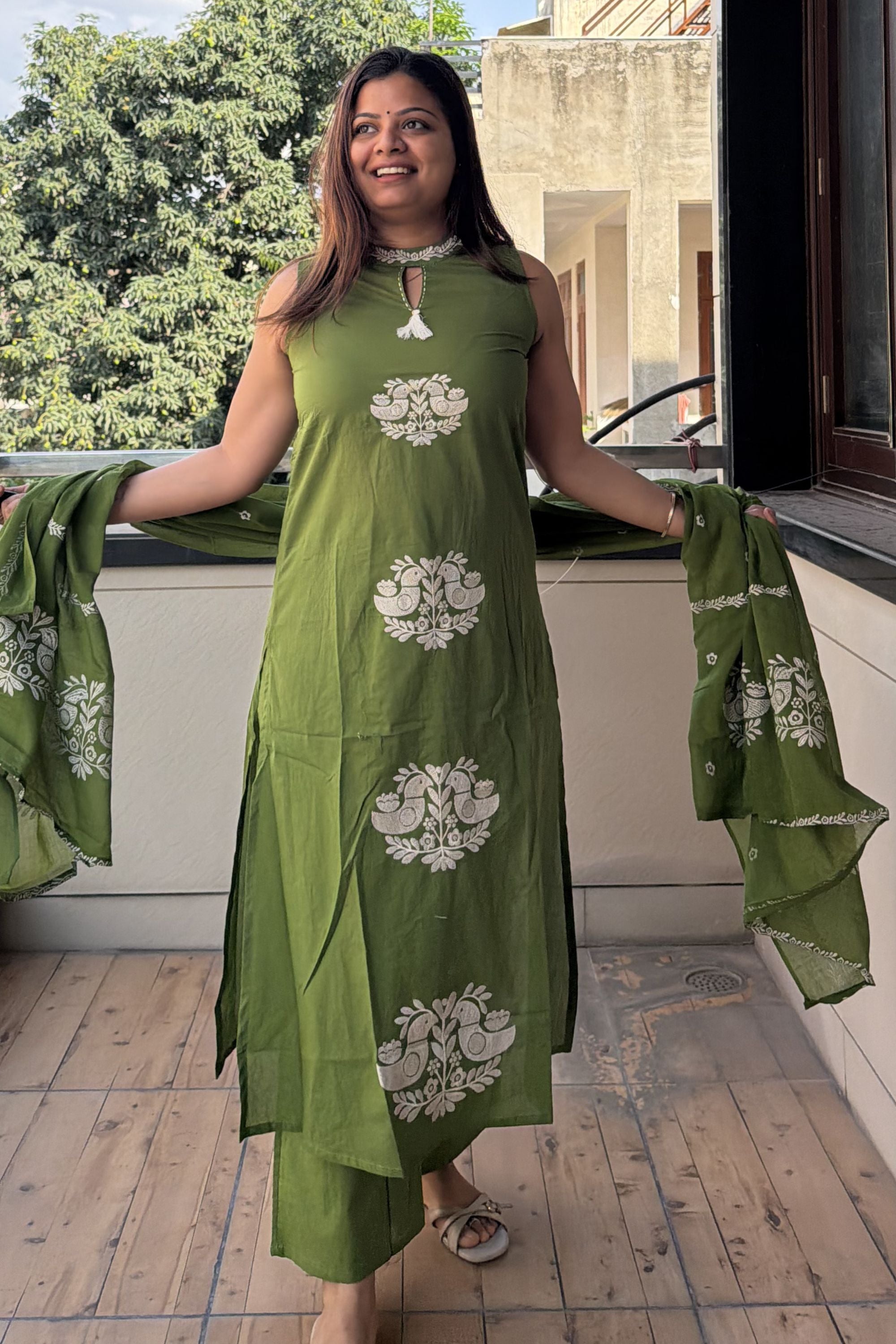 Dupatta Pant Set