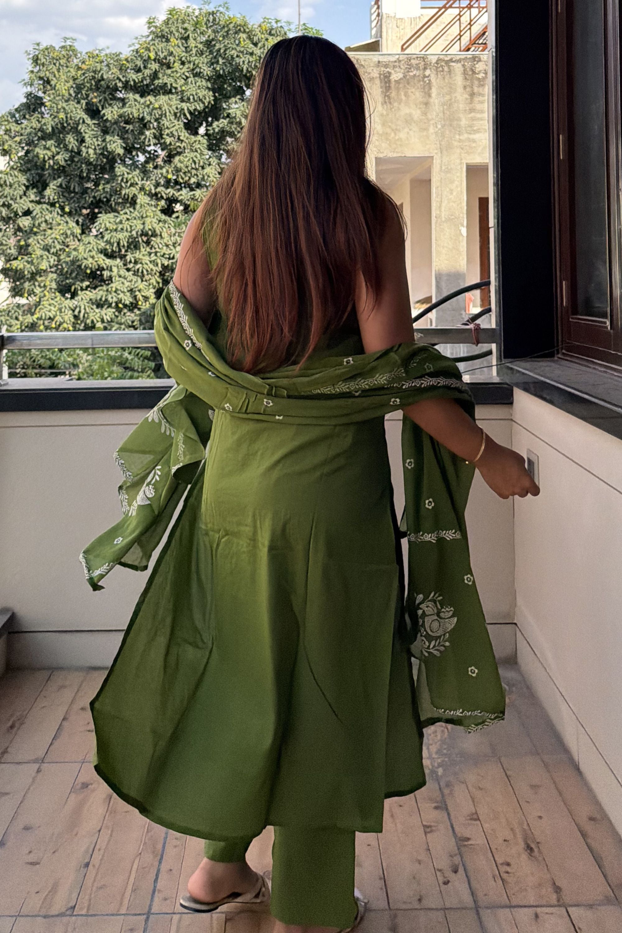 Dupatta Pant Set