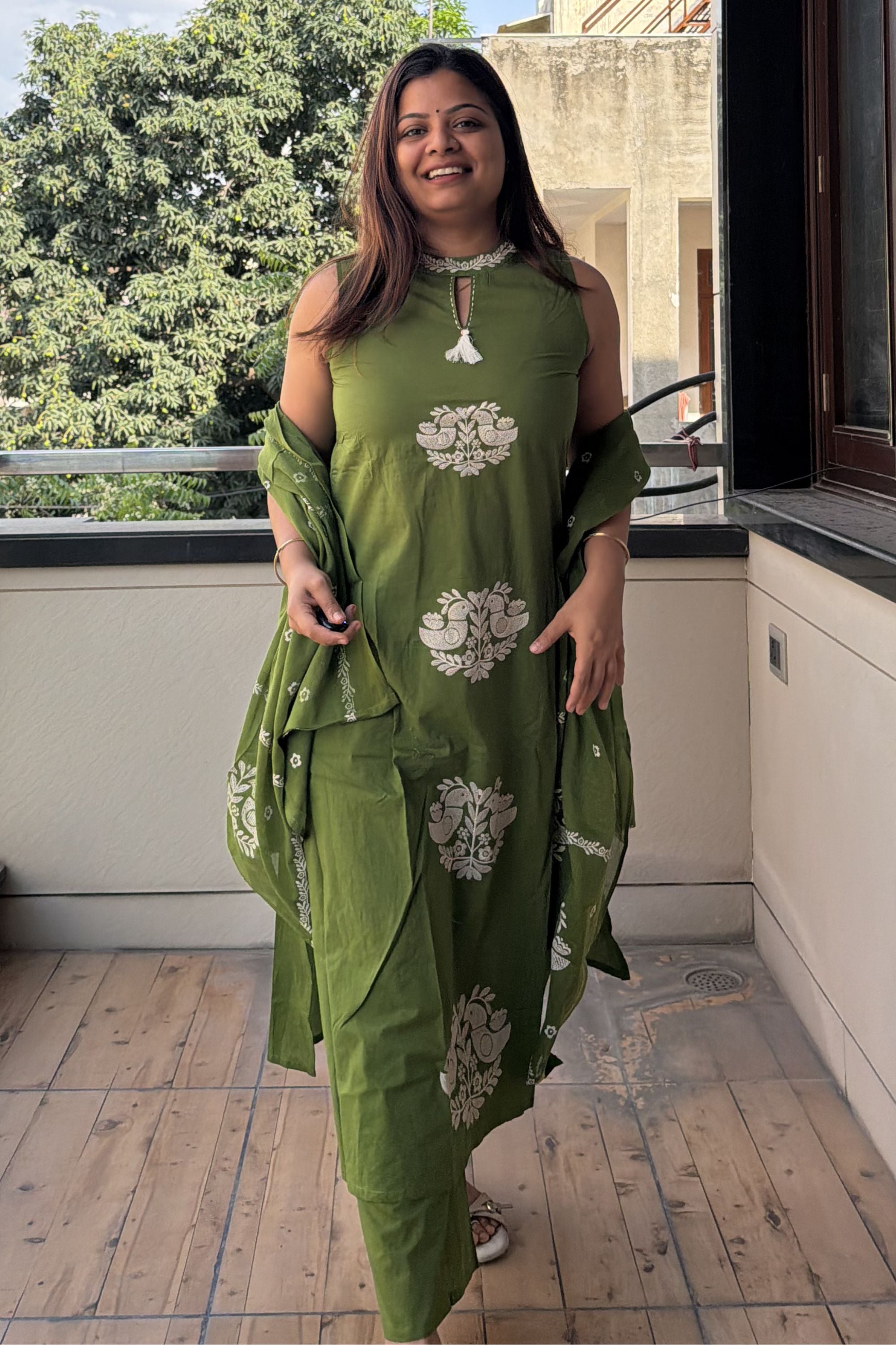 Dupatta Pant Set