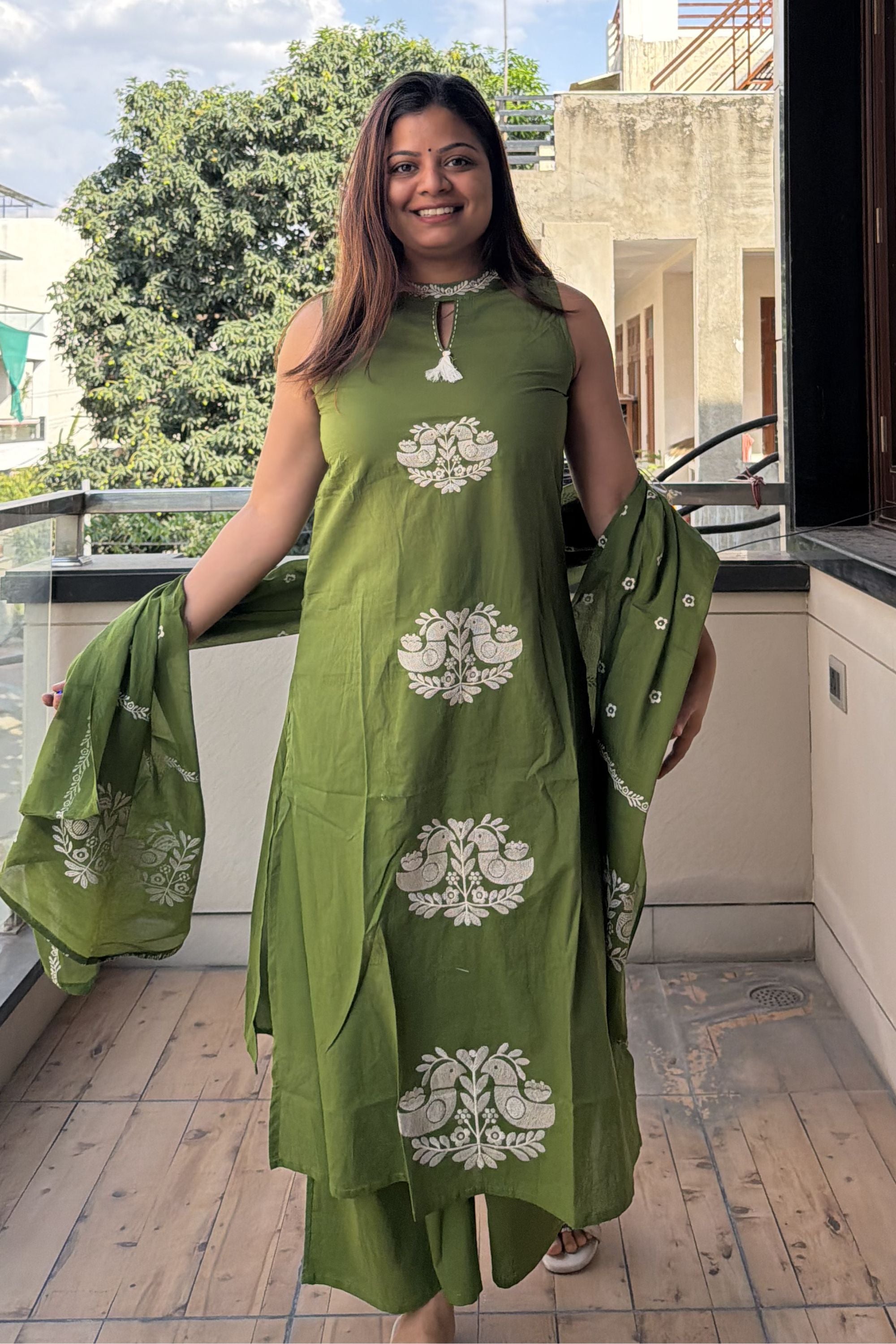 Dupatta Pant Set