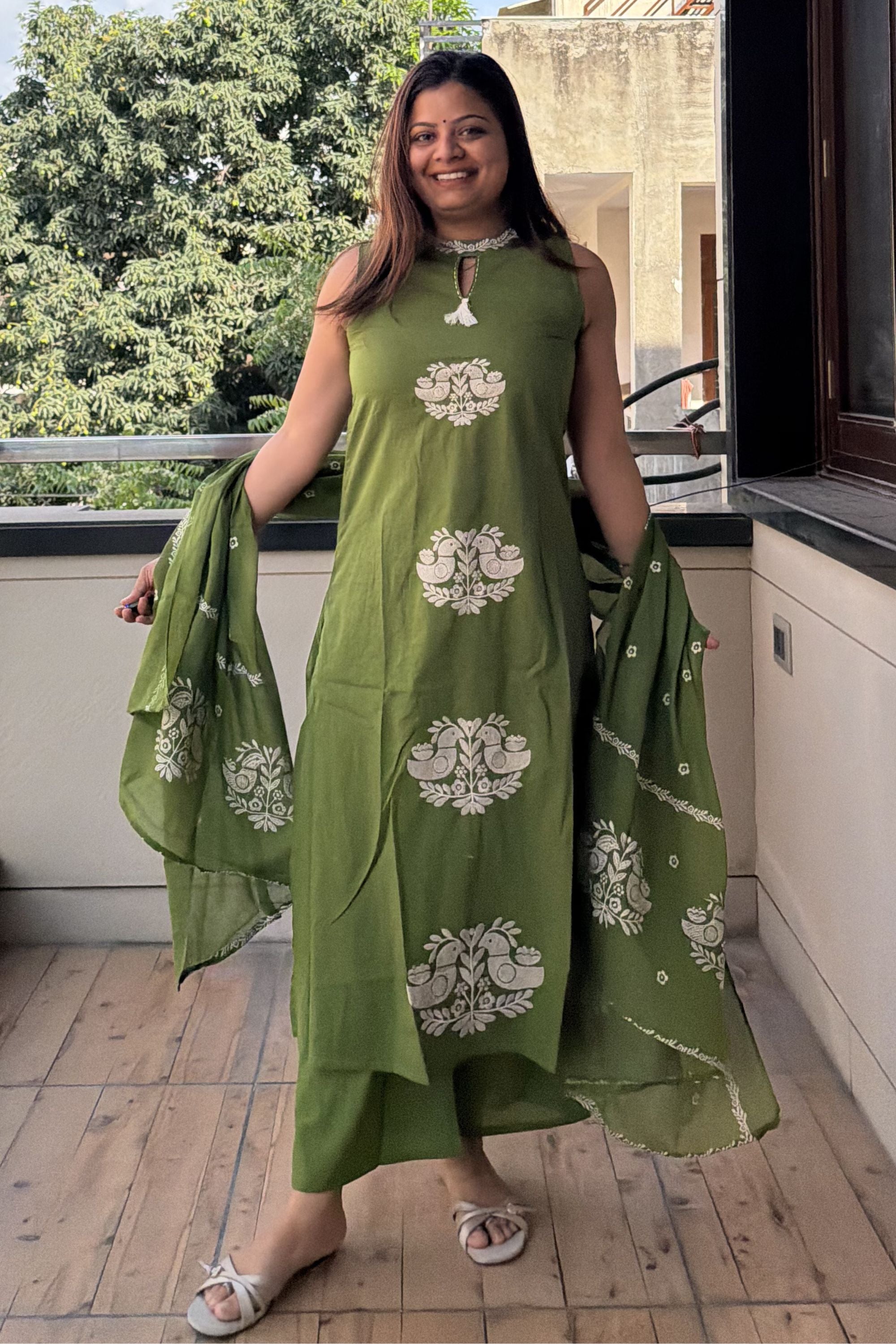 Dupatta Pant Set