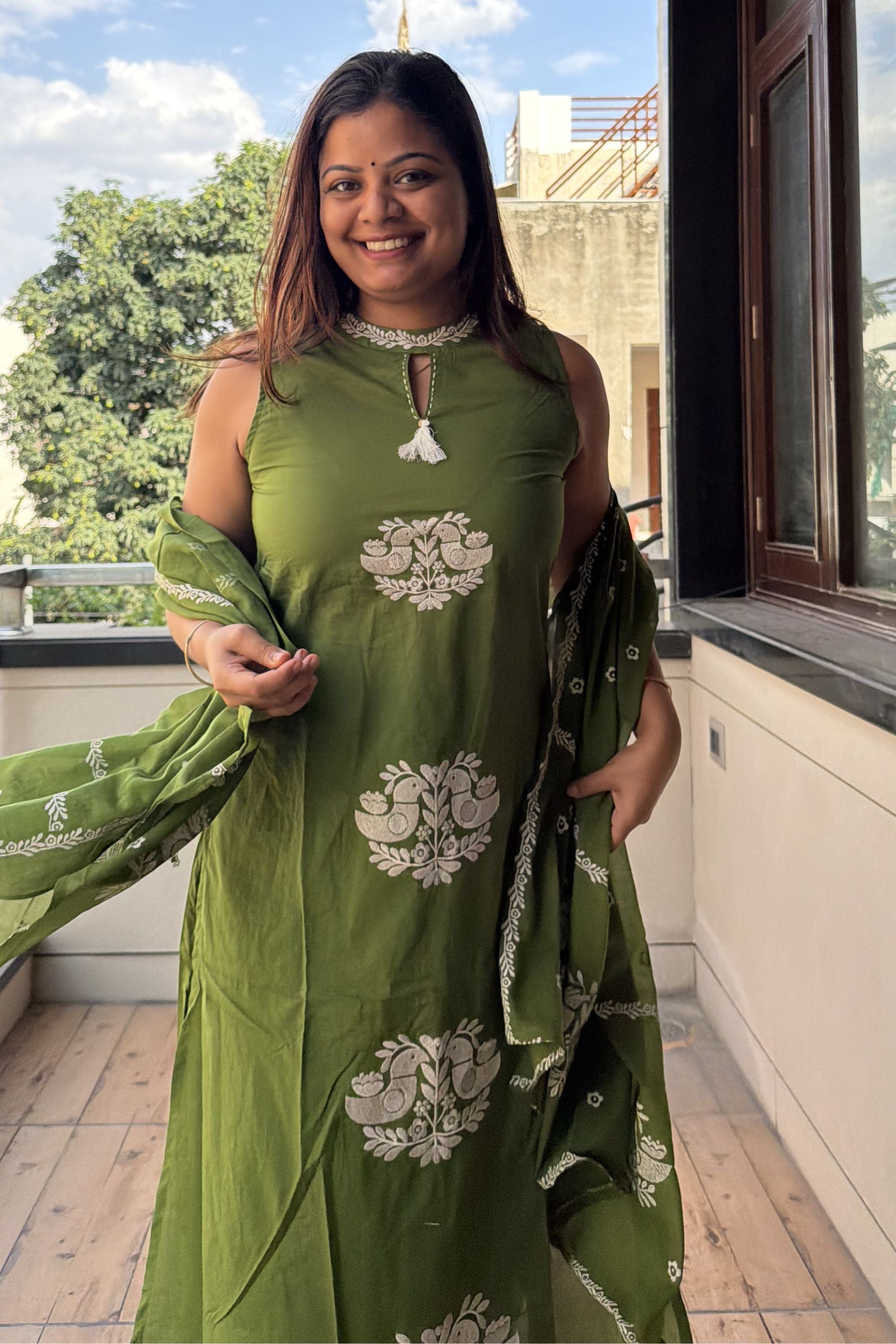 Dupatta Pant Set